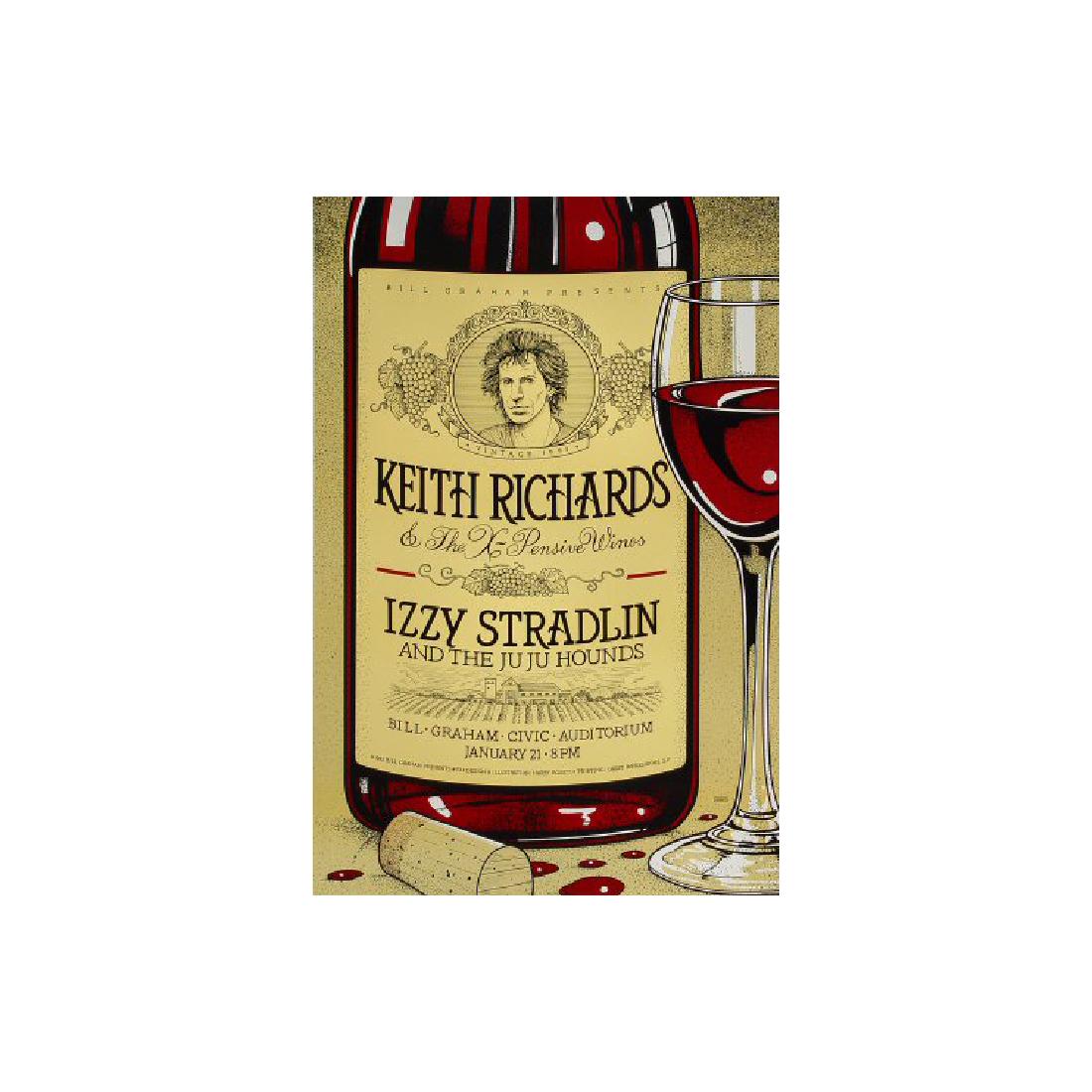 Keith Richards - Izzy Stradlin - 1993 Concert Poster (1 of 1)