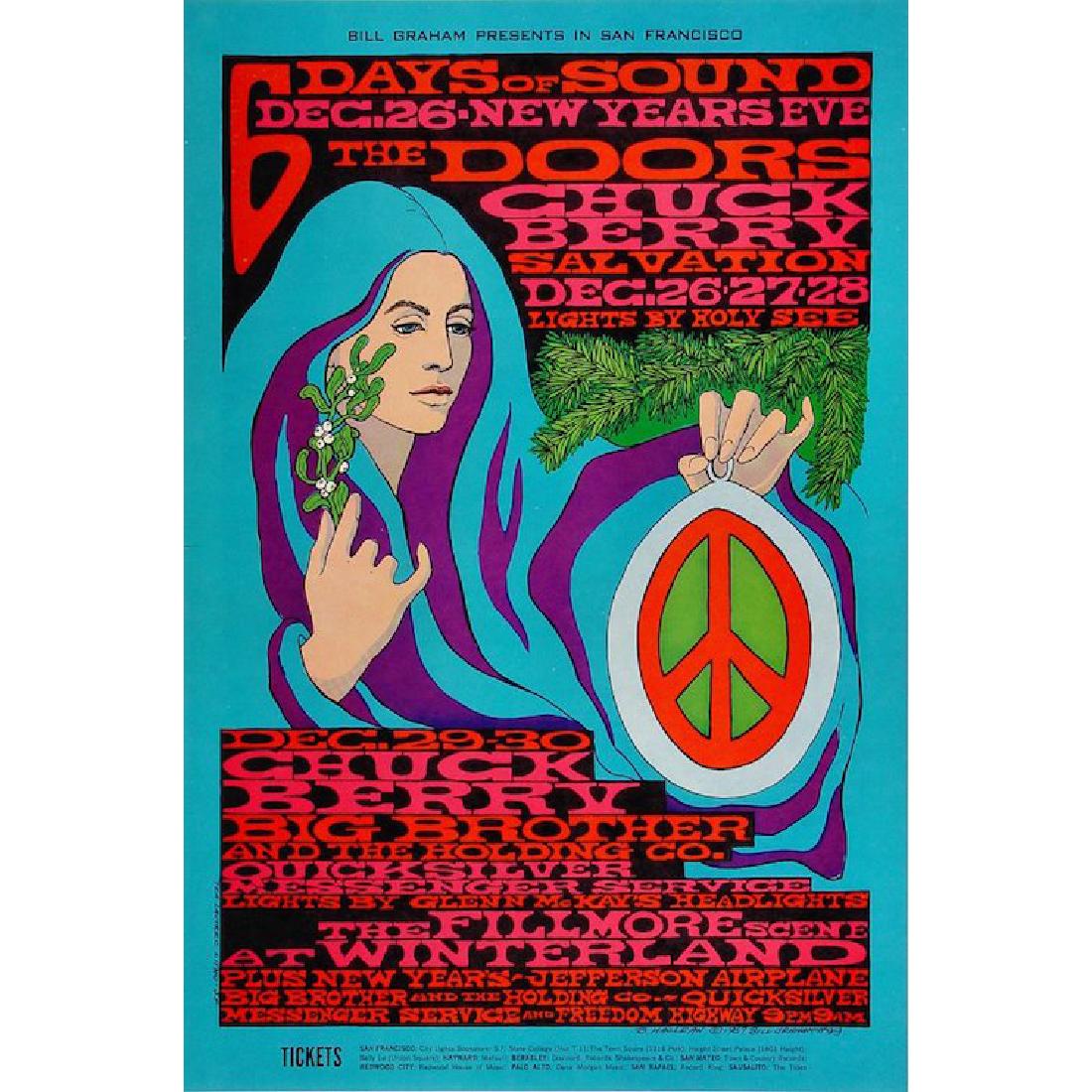 The Doors - Chuck Berry - 1967 Concert Poster (1 of 1)