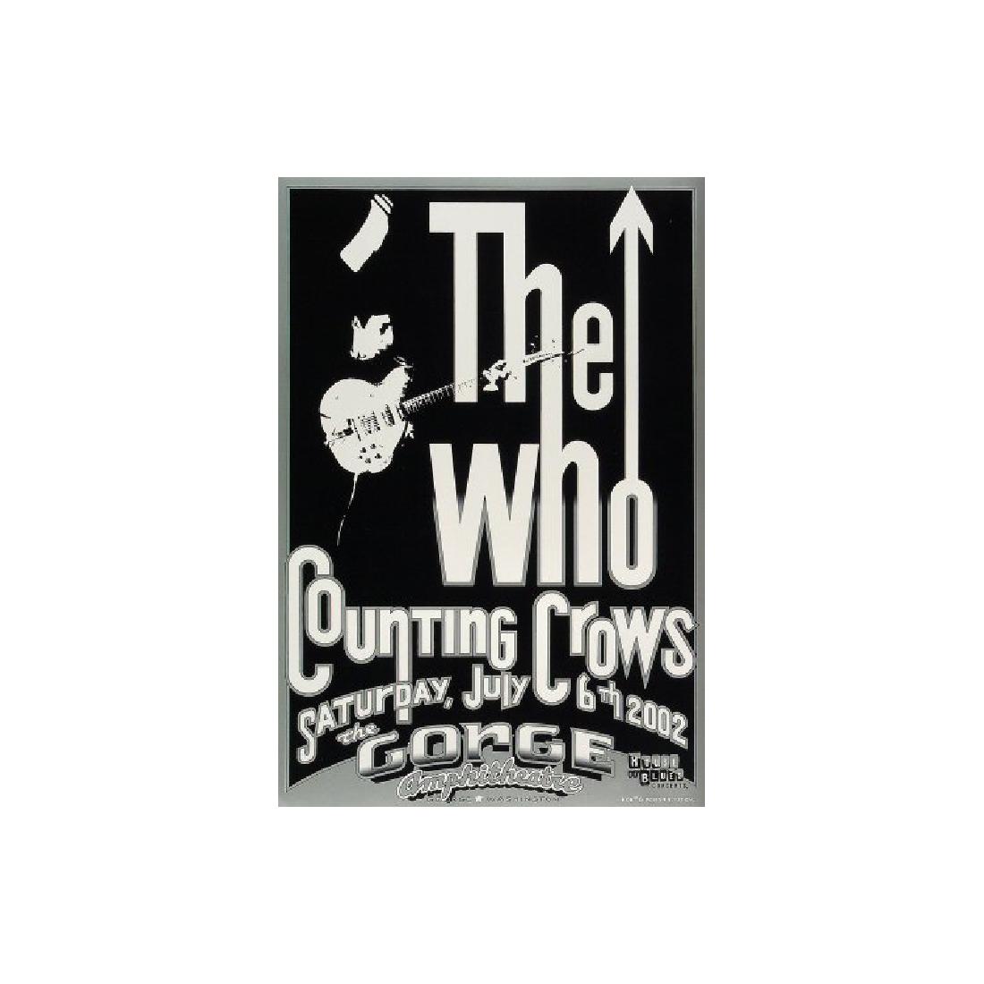 The Who - Randy Tuten - 2002 Signed Concert Poster (1 of 1)