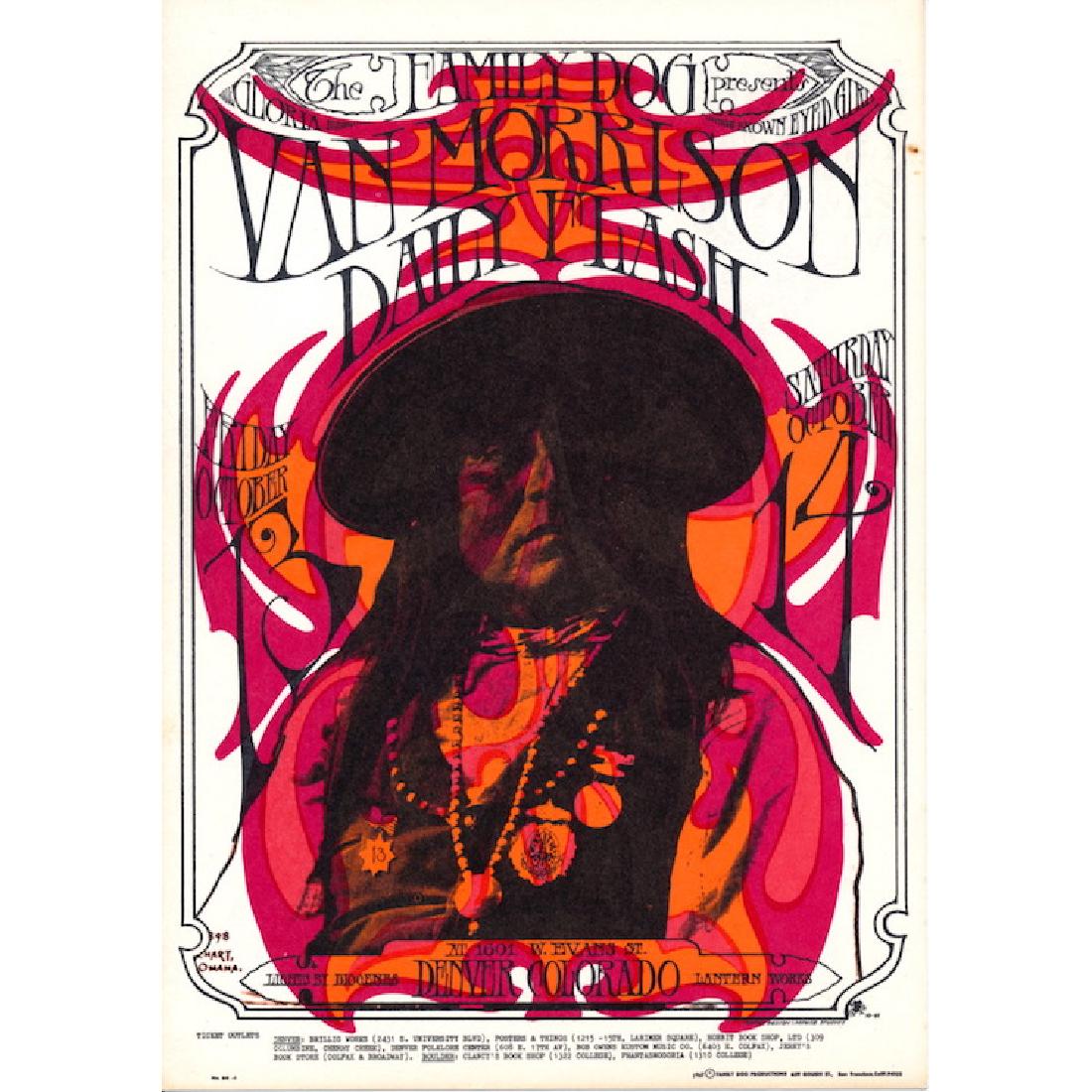 Van Morrison - 1967 Family Dog Handbill (1 of 1)