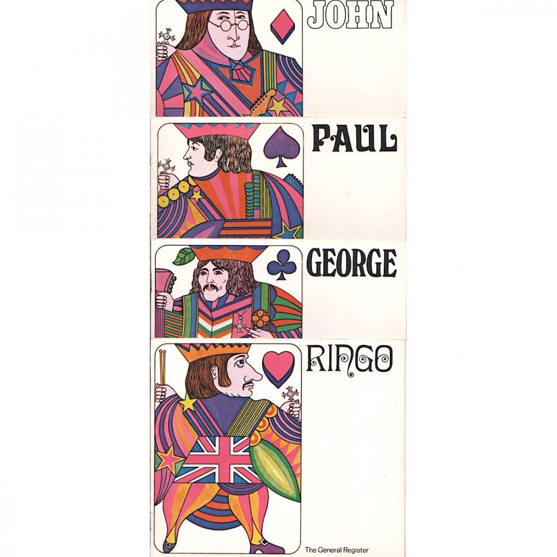 The Beatles - 1968 Complete Set of Birth Certificates (1 of 5)