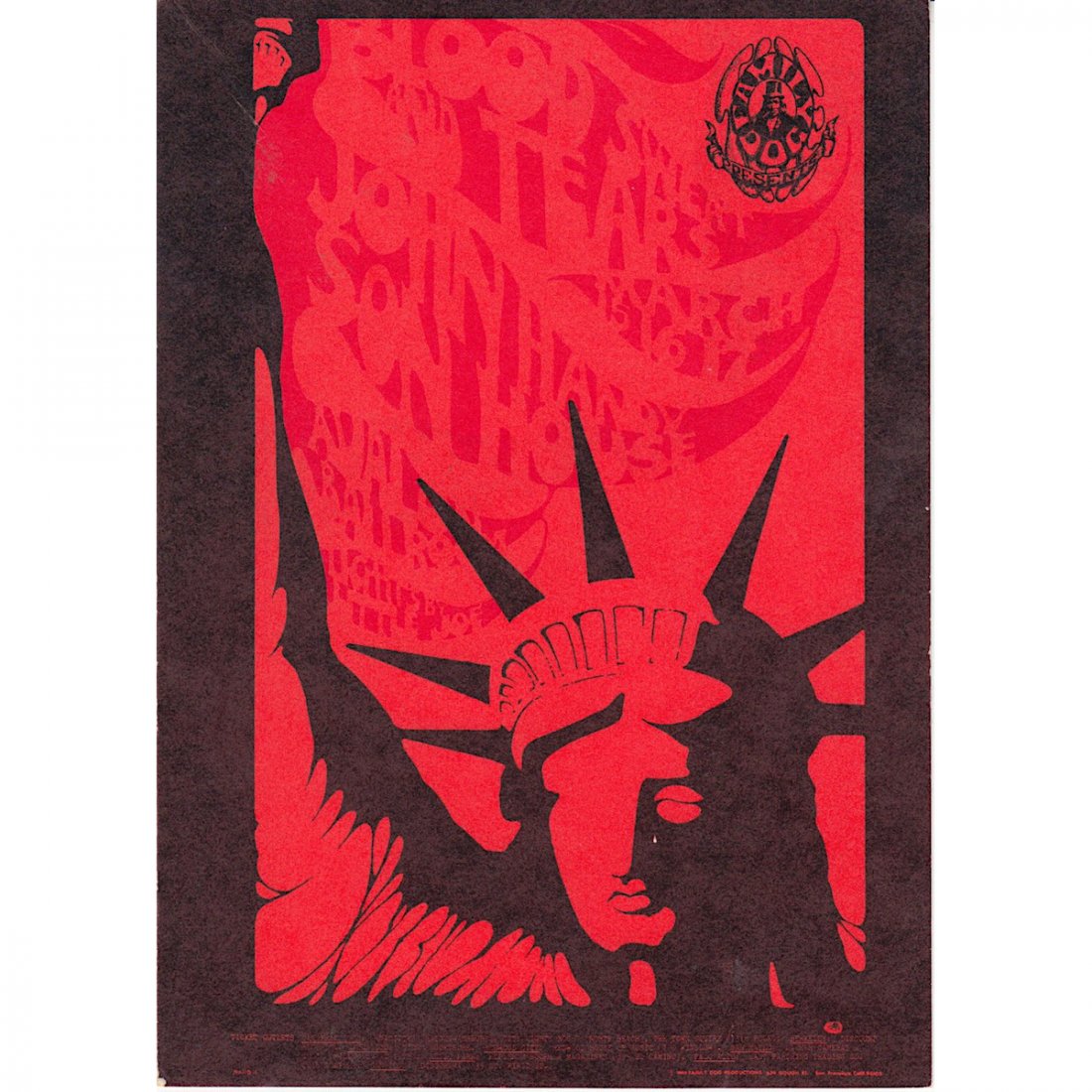 Blood, Sweat & Tears - 1968 FD Concert Handbill: BLOOD, SWEAT & TEARS (American Jazz-Rock Band) Original & Vintage Family Dog Presents Concert Poster featuring Blood, Sweat & Tears, John Handy and Son House. This postcard is #110-1 in The Family Dog