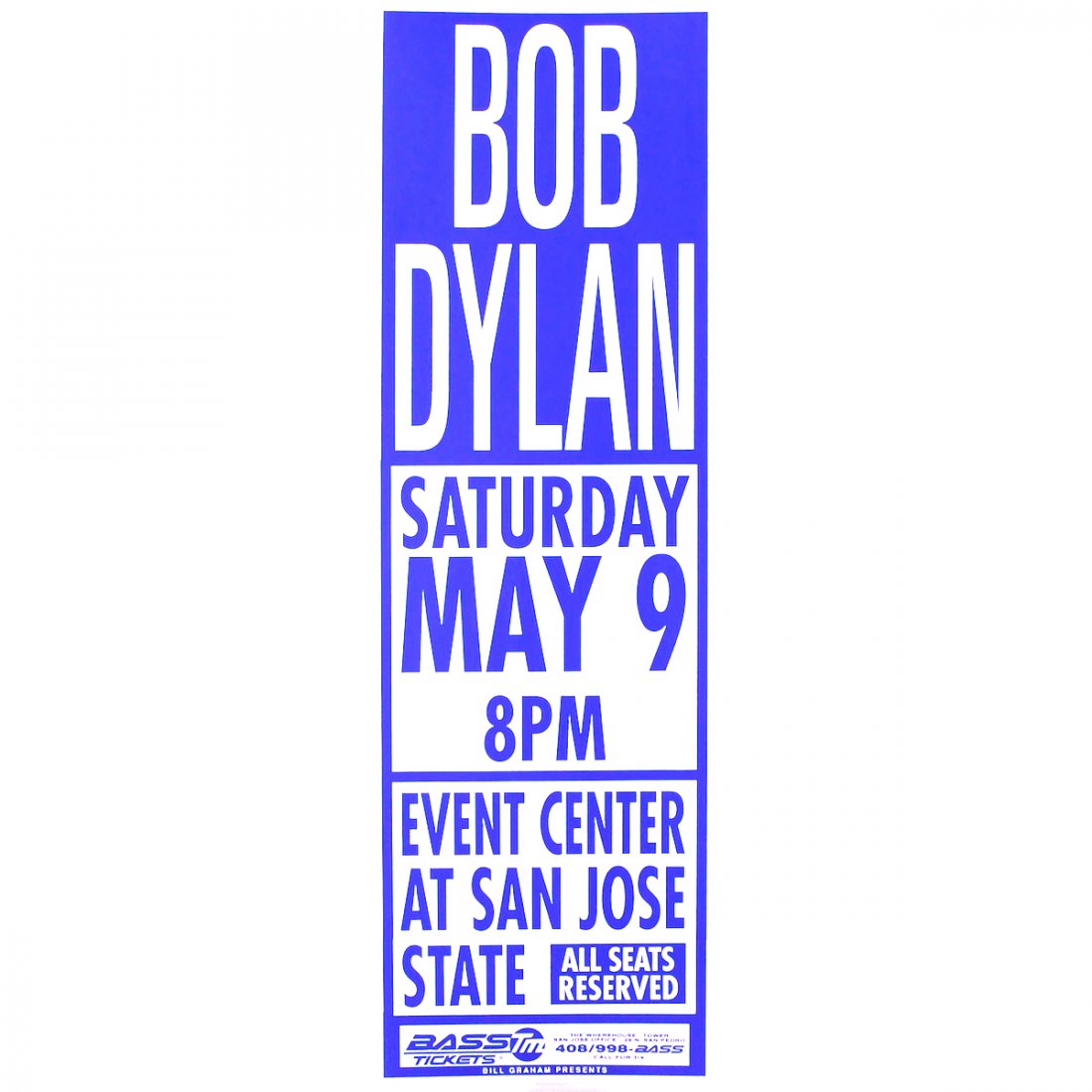Bob Dylan - 1992 Concert Poster (1 of 1)
