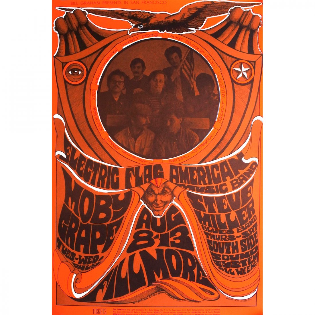 Electric Flag - 1967 Fillmore Concert Poster (1 of 1)