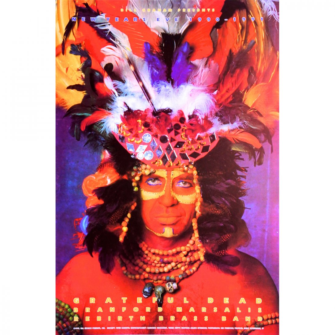 Grateful Dead - 1990 NYE Concert Poster (1 of 1)