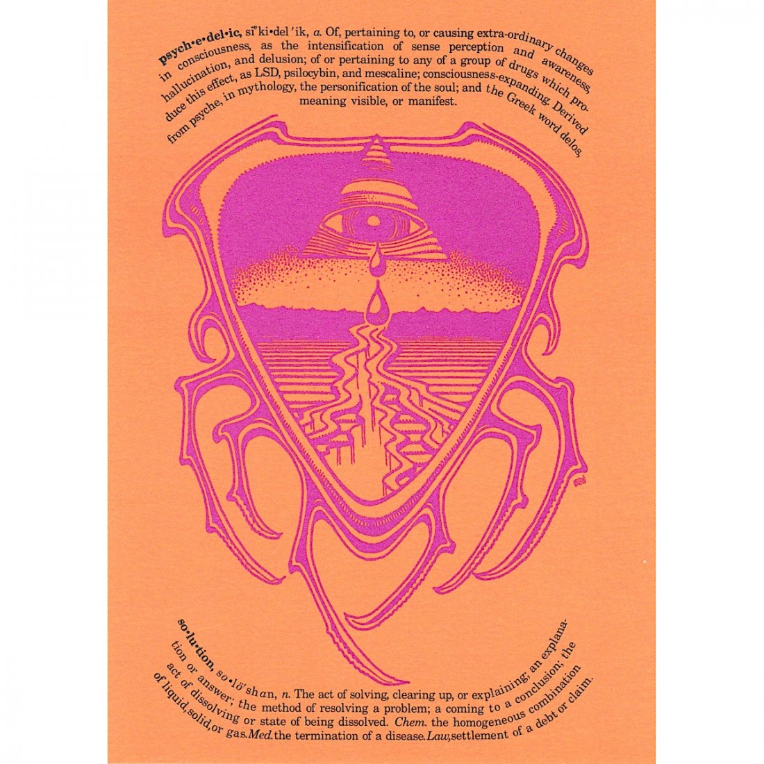 Rick Griffin - The Crying Eye - 1987 Handbill (1 of 1)