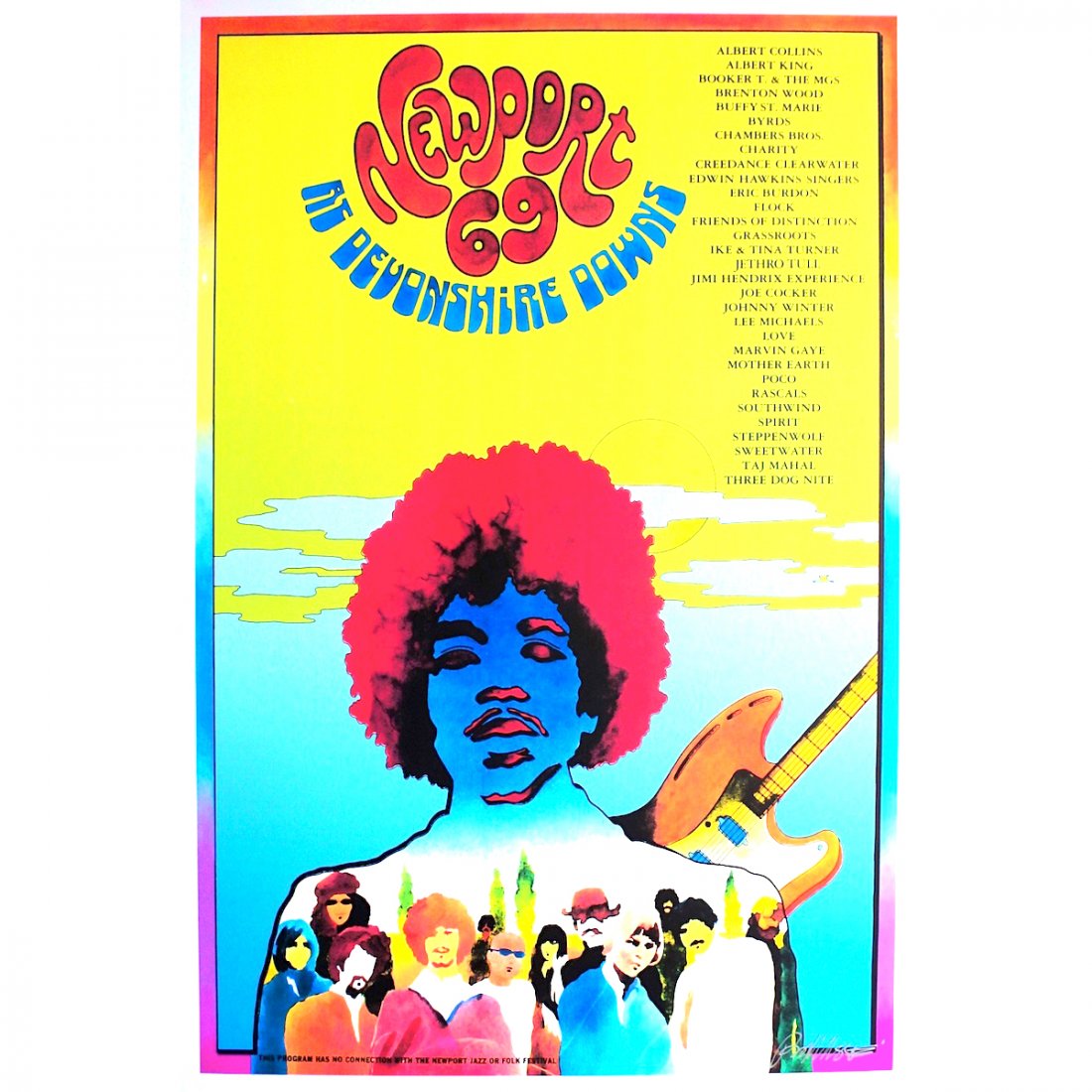 Jimi Hendrix - Newport Pop Festival - Bob Masse - (1 of 1)