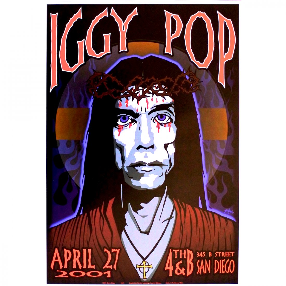 Iggy Pop - 2001 Concert Poster (1 of 1)