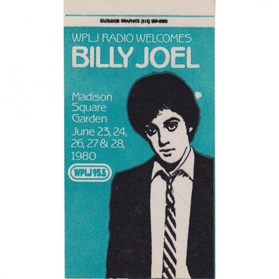 Billy Joel - 1980 Backstage Pass (1 of 1)