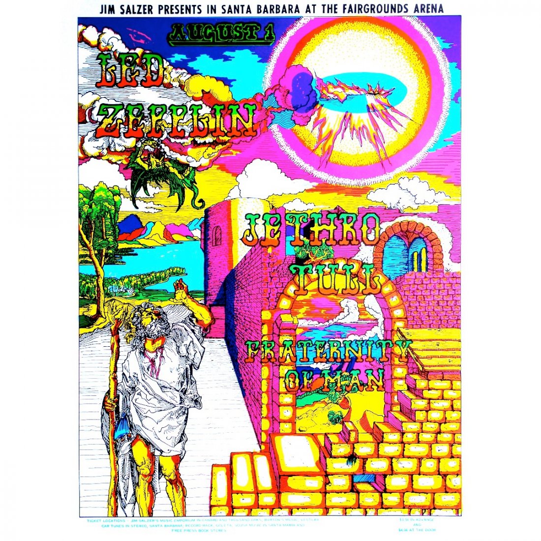 Led Zeppelin - Jethro Tull - 1969 Jim Salzer Concert (1 of 1)