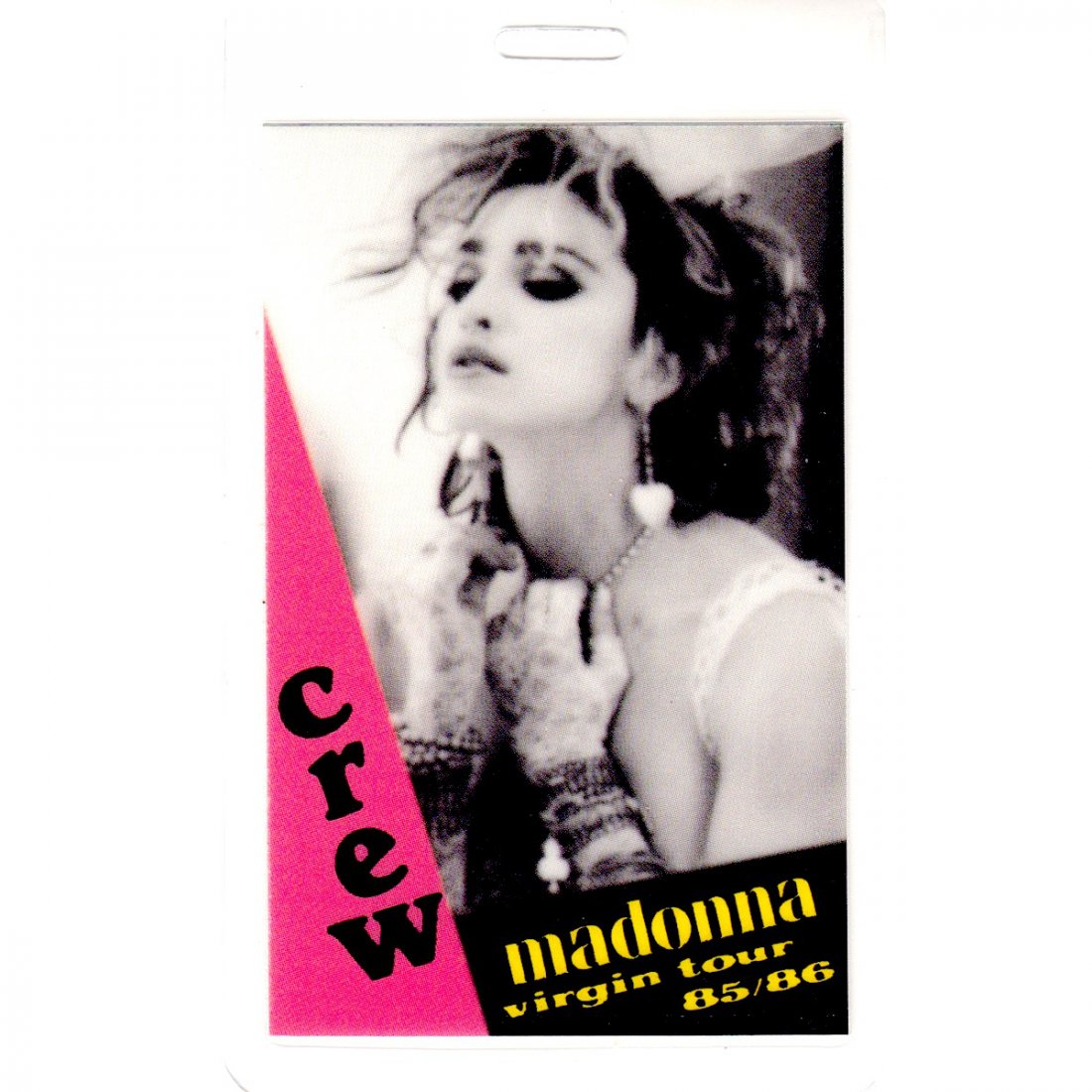 Madonna - Virgin Tour - 1985 Laminated Backstage Pass (1 of 1)