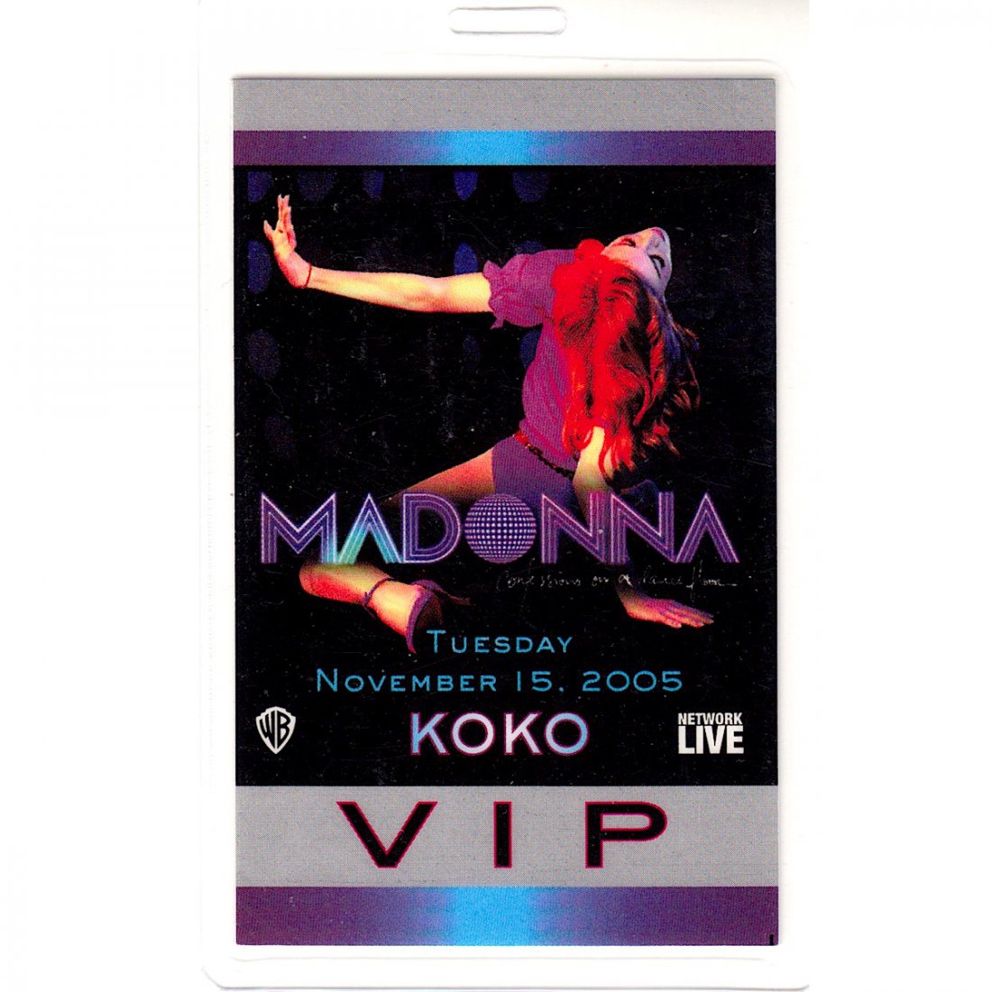 Madonna - 2005 Laminated Backstage Pass (1 of 1)