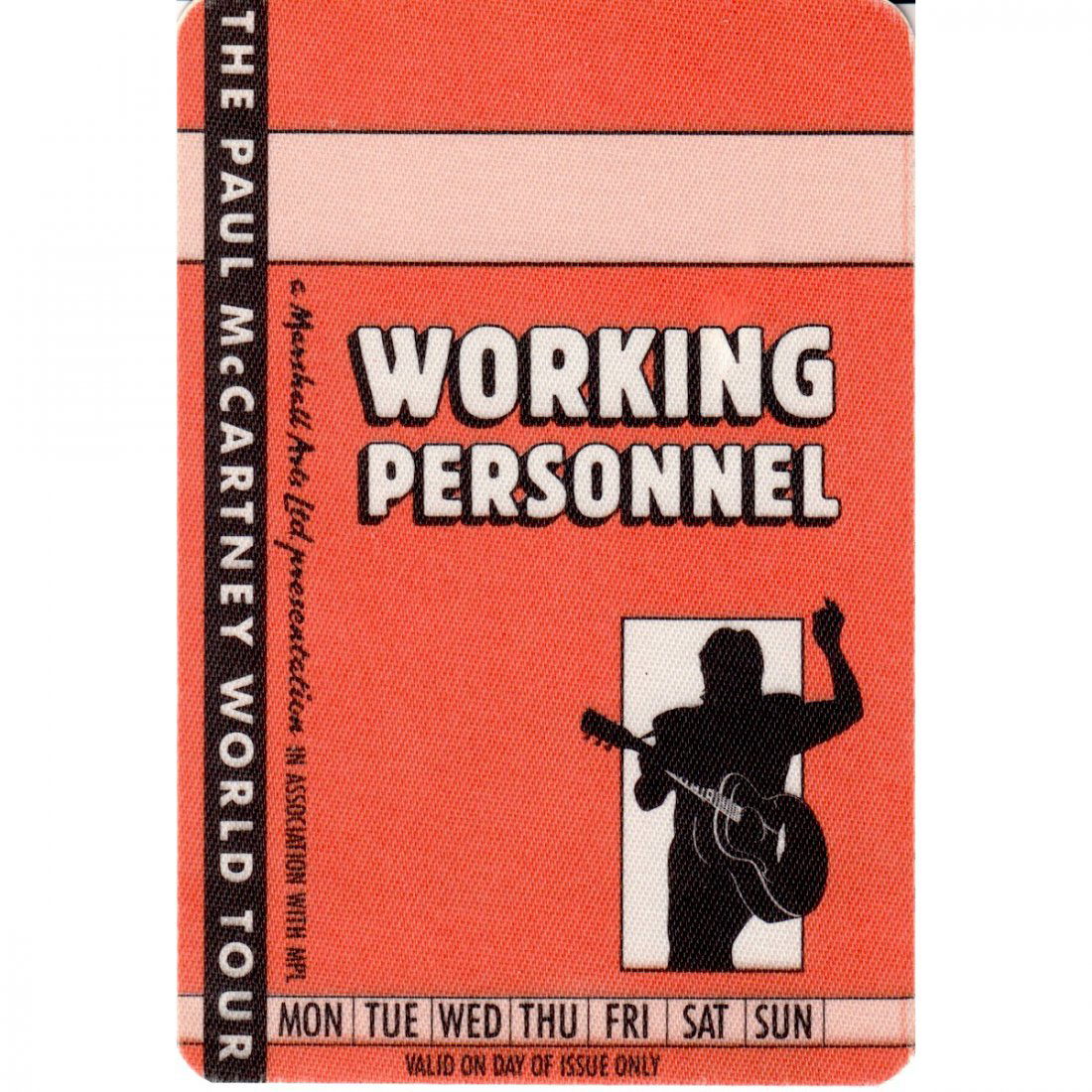 Paul McCartney - World Tour - 1989 Backstage Pass (1 of 1)