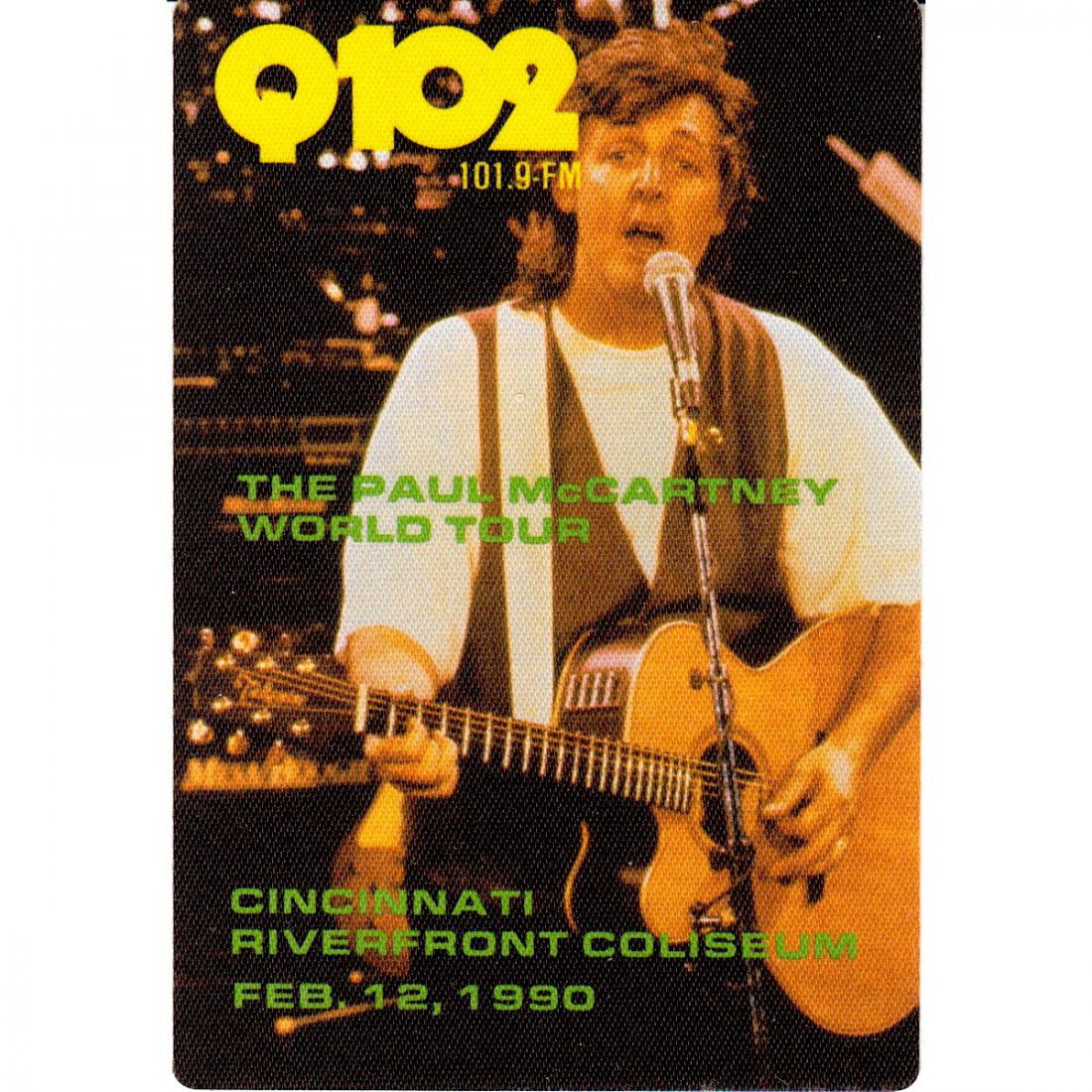Paul McCartney - 1990 Backstage Pass (1 of 1)