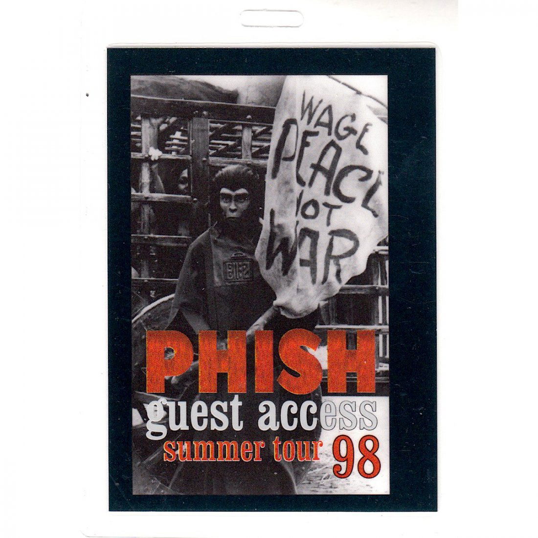 PHISH - 1998 Laminated Backstage Pass (1 of 1)