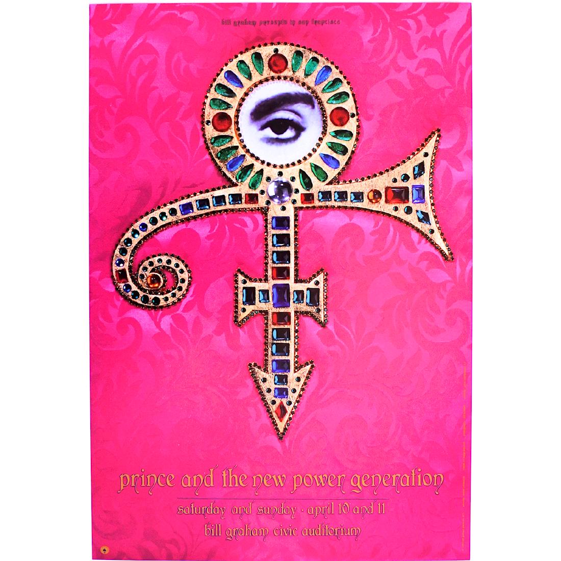 Prince - 1993 Bill Graham Concert Poster (1 of 1)