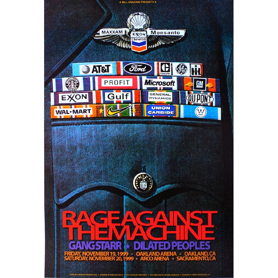 Rage Against the Machine - 1999 Concert Poster (1 of 1)