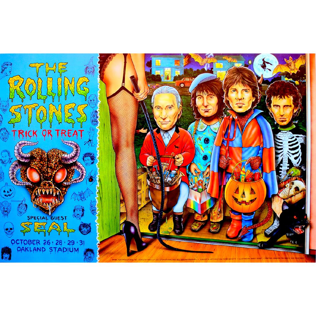 The Rolling Stones - 1994 Halloween Concert Poster (1 of 1)