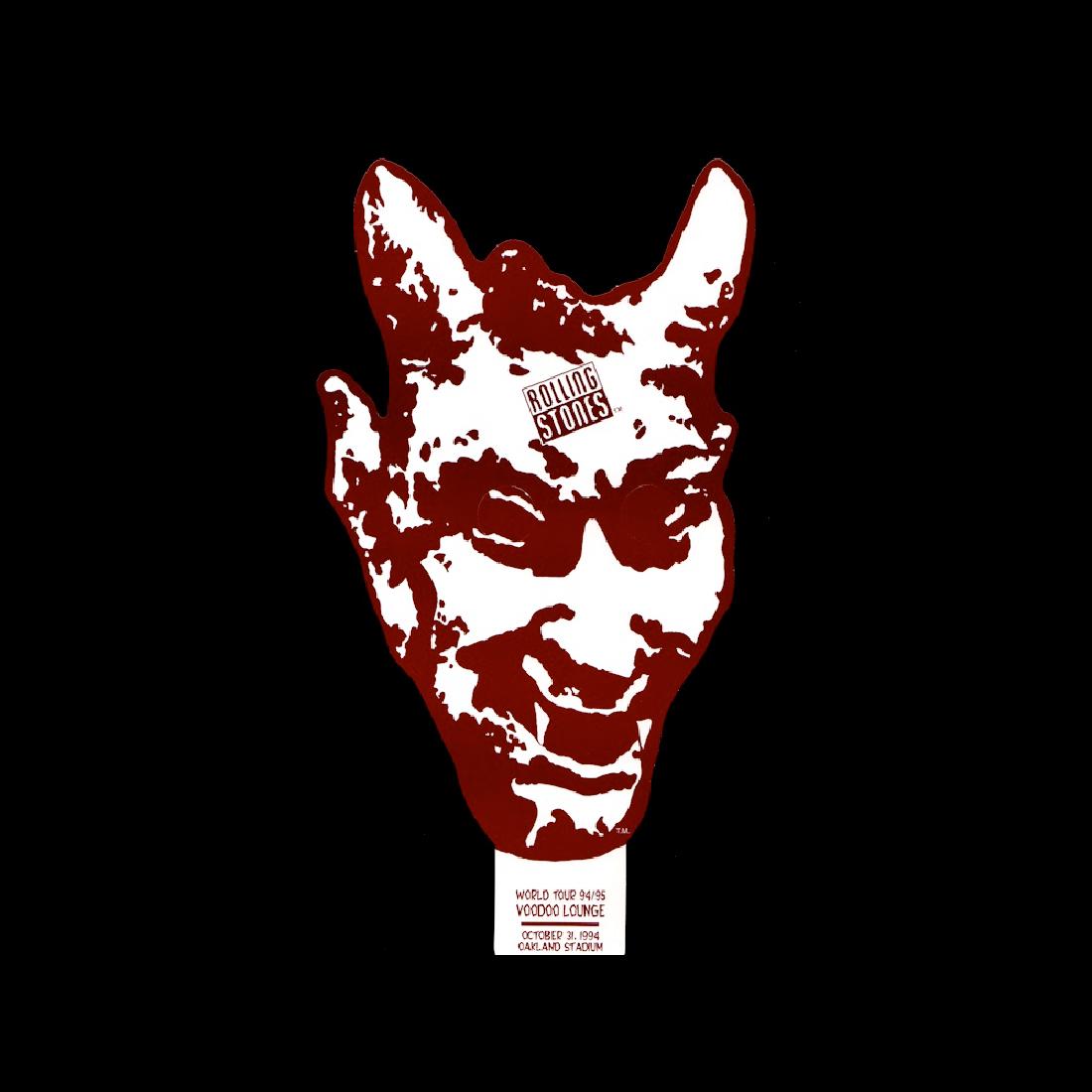 The Rolling Stones - 1994 Voodoo Lounge Tour Mask (1 of 1)
