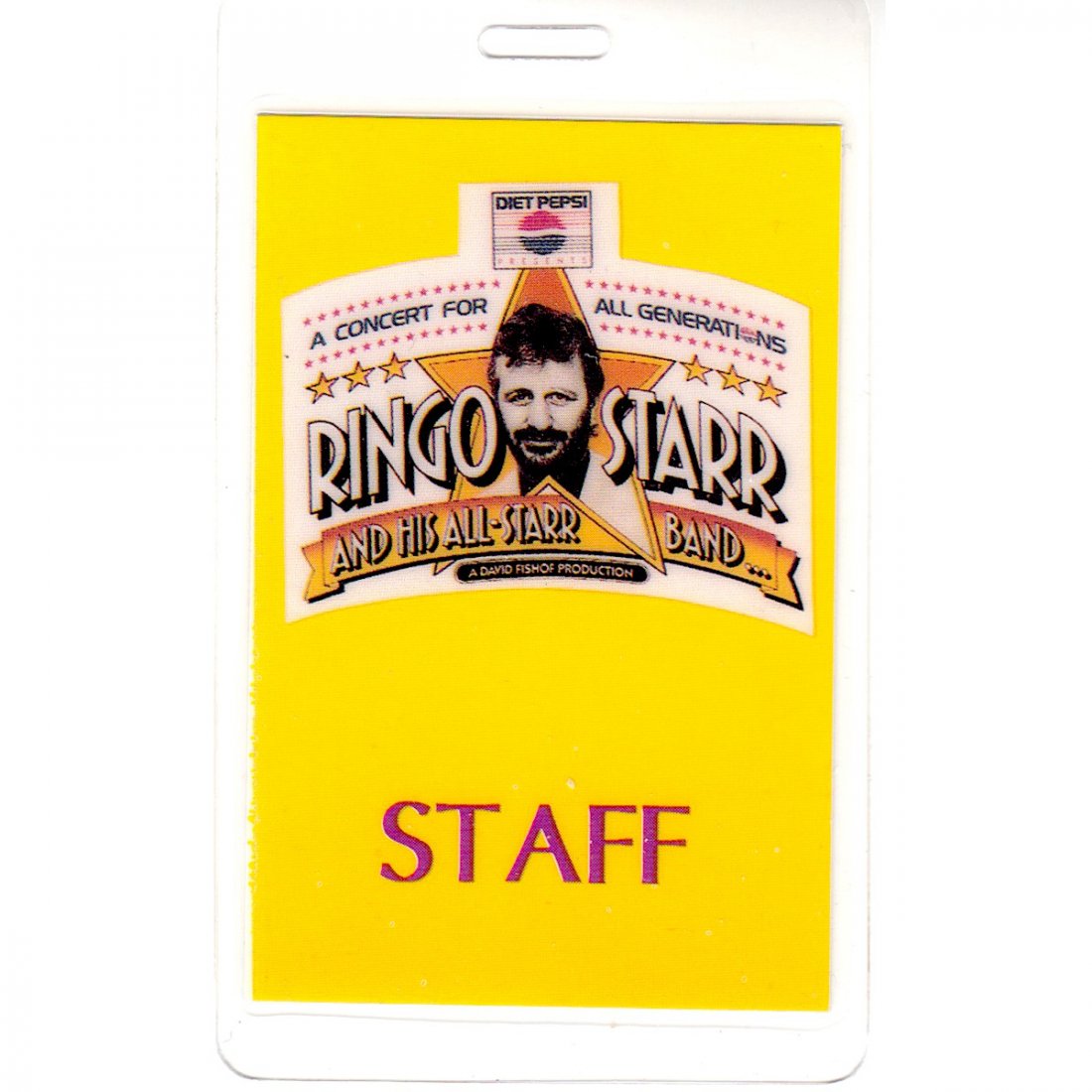 Ringo Starr and his All-Starr Band - 1989 Laminated (1 of 1)