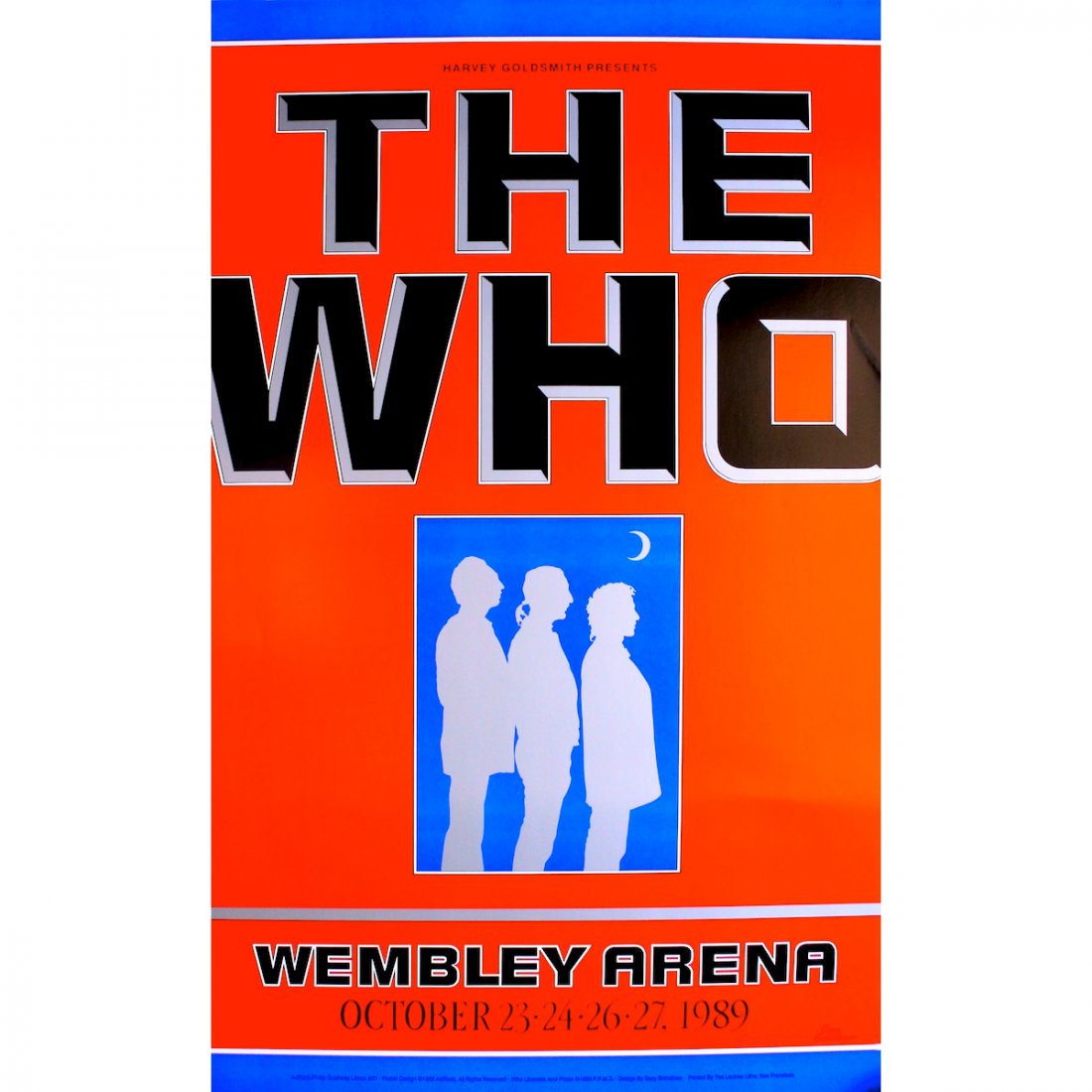 The Who - 1989 Concert Poster (1 of 1)