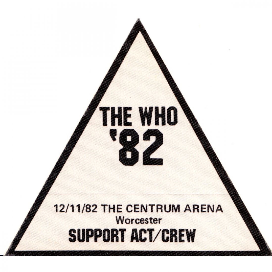 The Who - 1982 Backstage Pass (1 of 1)