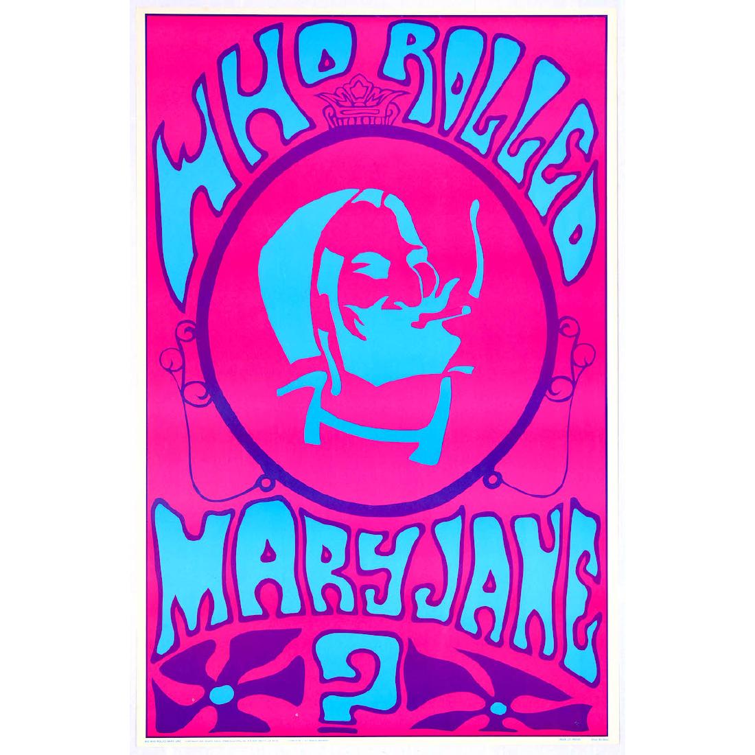 Who Rolled Mary Jane? - 1969 Promotional Poster (1 of 1)
