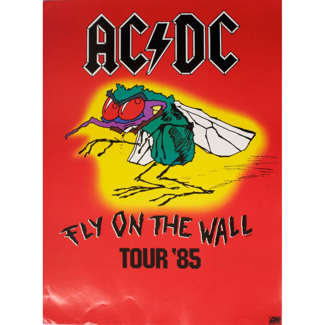 AC/DC Fly on the Wall Tour 1985 Concert Poster Jun 09, 2019