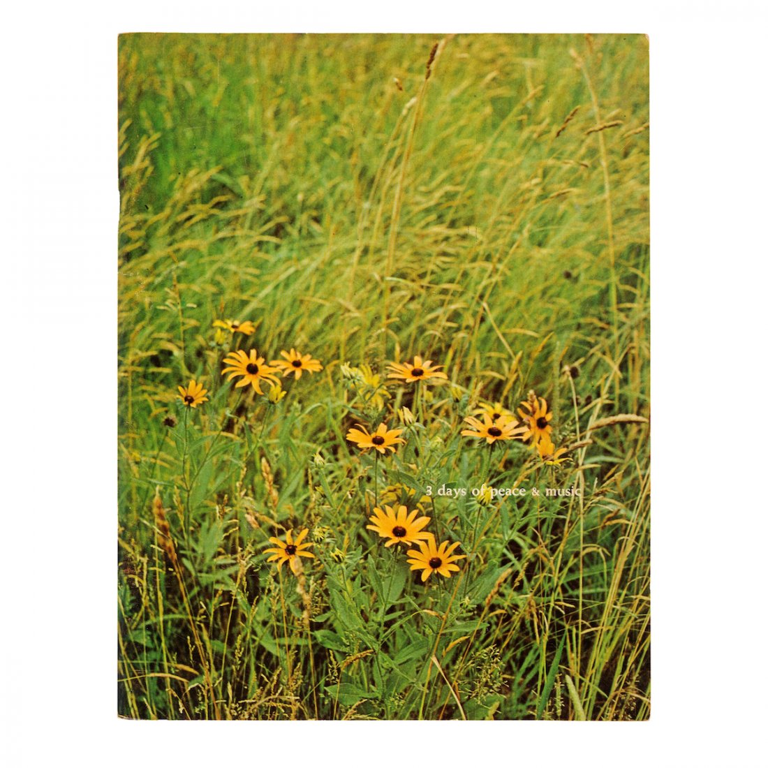 Woodstock - 1969 Festival Program: WOODSTOCK MUSIC & ART FAIR FESTIVAL (Music Festival billed as 'An Aquarian Exposition: 3 Days of Peace & Music) Authentic Woodstock Festival Program (48 pages). Venue: Max Yasgur Dairy Farm, Bethel, N