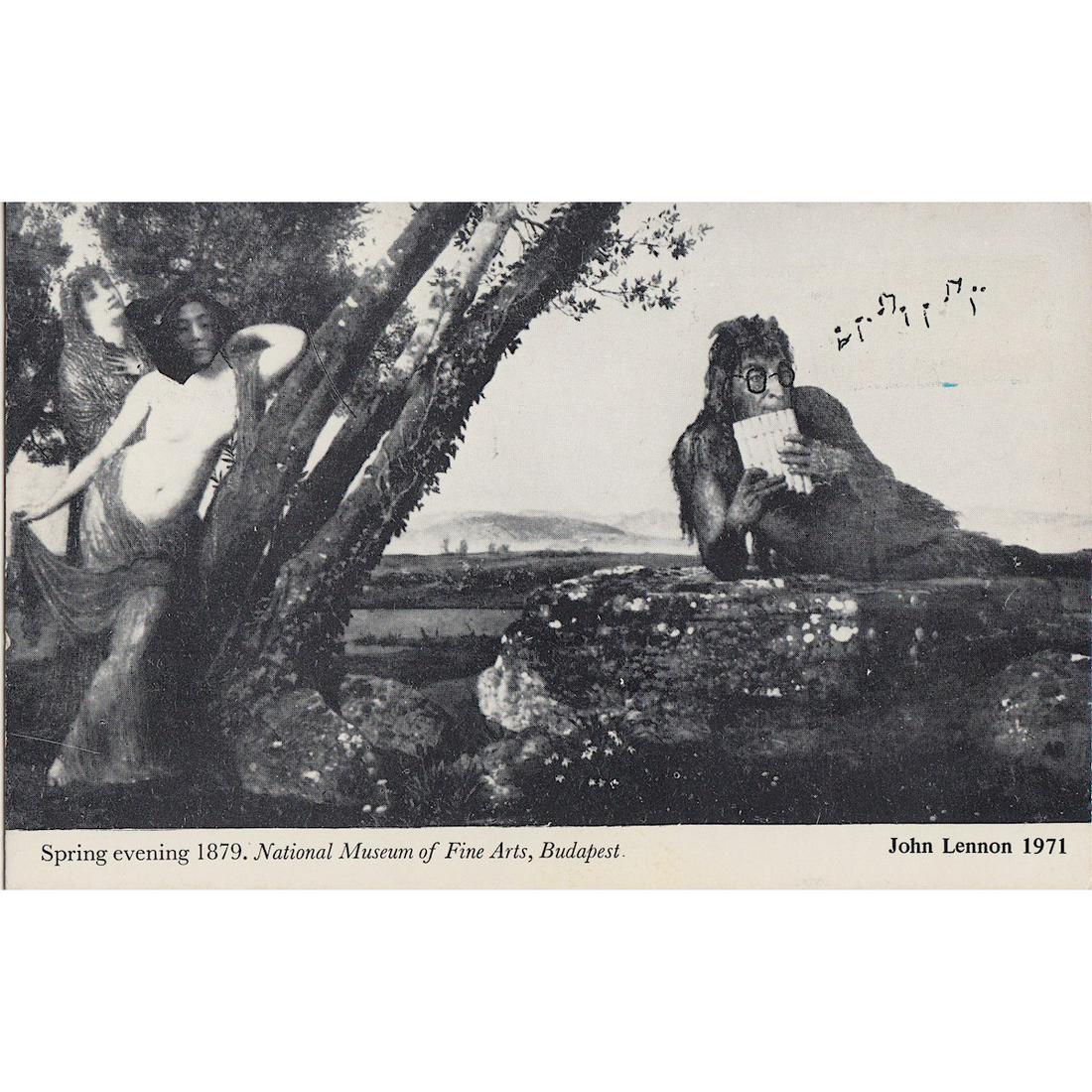 John Lennon - 1971 Promotional Handbill: JOHN LENNON (1940-1980 English Musician, Singer and Songwriter) Original & Vintage John Lennon 'Imagine' Promotional Handbill. 1971 First Printing. Includes COA. Dimensions: 5.75 inches by 3.75 inches