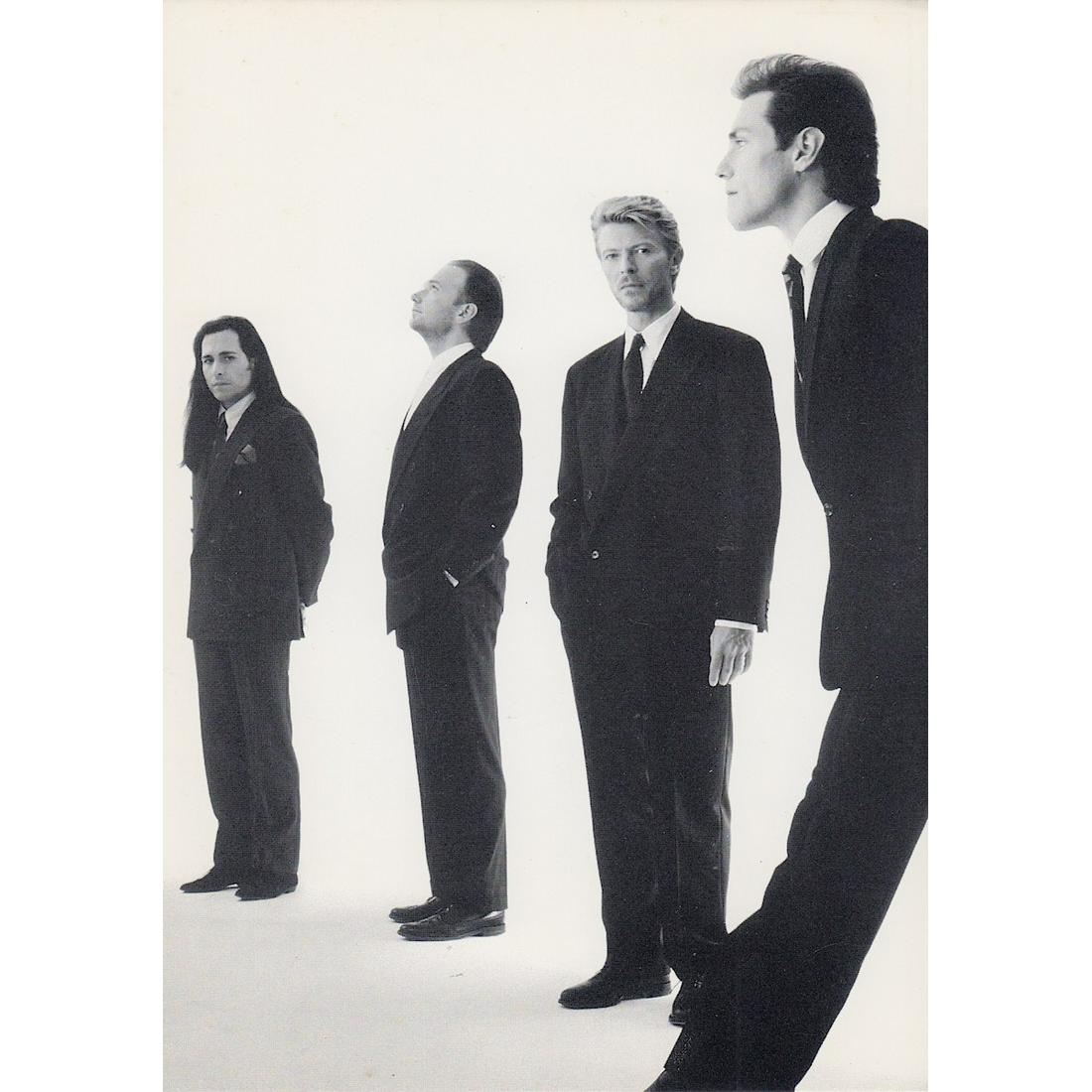 David Bowie - Tin Machine - 1989 Promo Handbill: DAVID BOWIE (1947-2016 English Singer-Songwriter and Actor) Original & Vintage David Bowie 'Tin Machine' Promotional Handbill. 1989 First Printing. Includes COA. Dimensions: 7 inches by 5 inches
