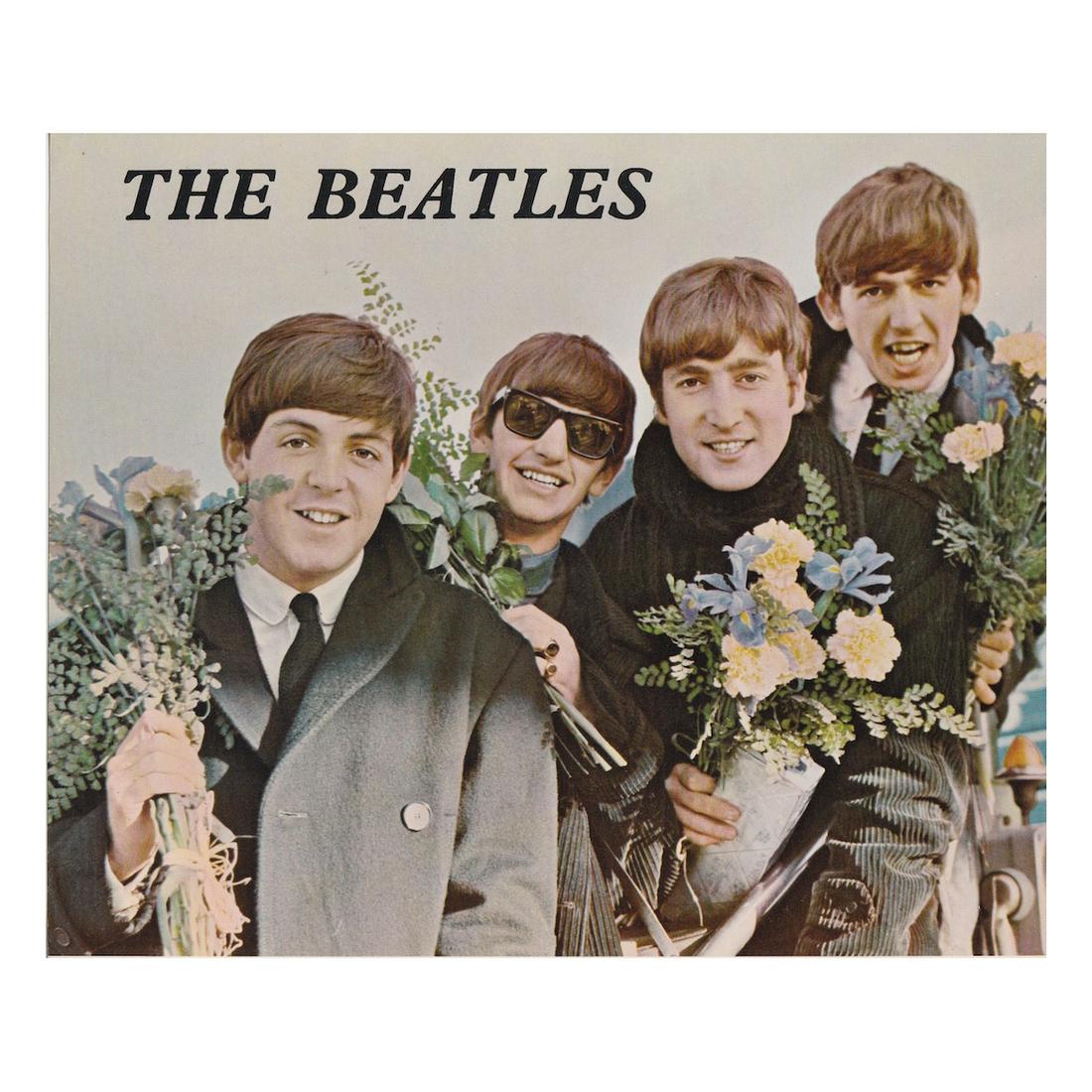 The Beatles - Circa 1960 Photographs: THE BEATLES (English Rock Band) Original & Vintage Beatles JM Distributors photographs (3) with facsimile signatures. Includes COA. Dimensions: 8 inches by 10 inches