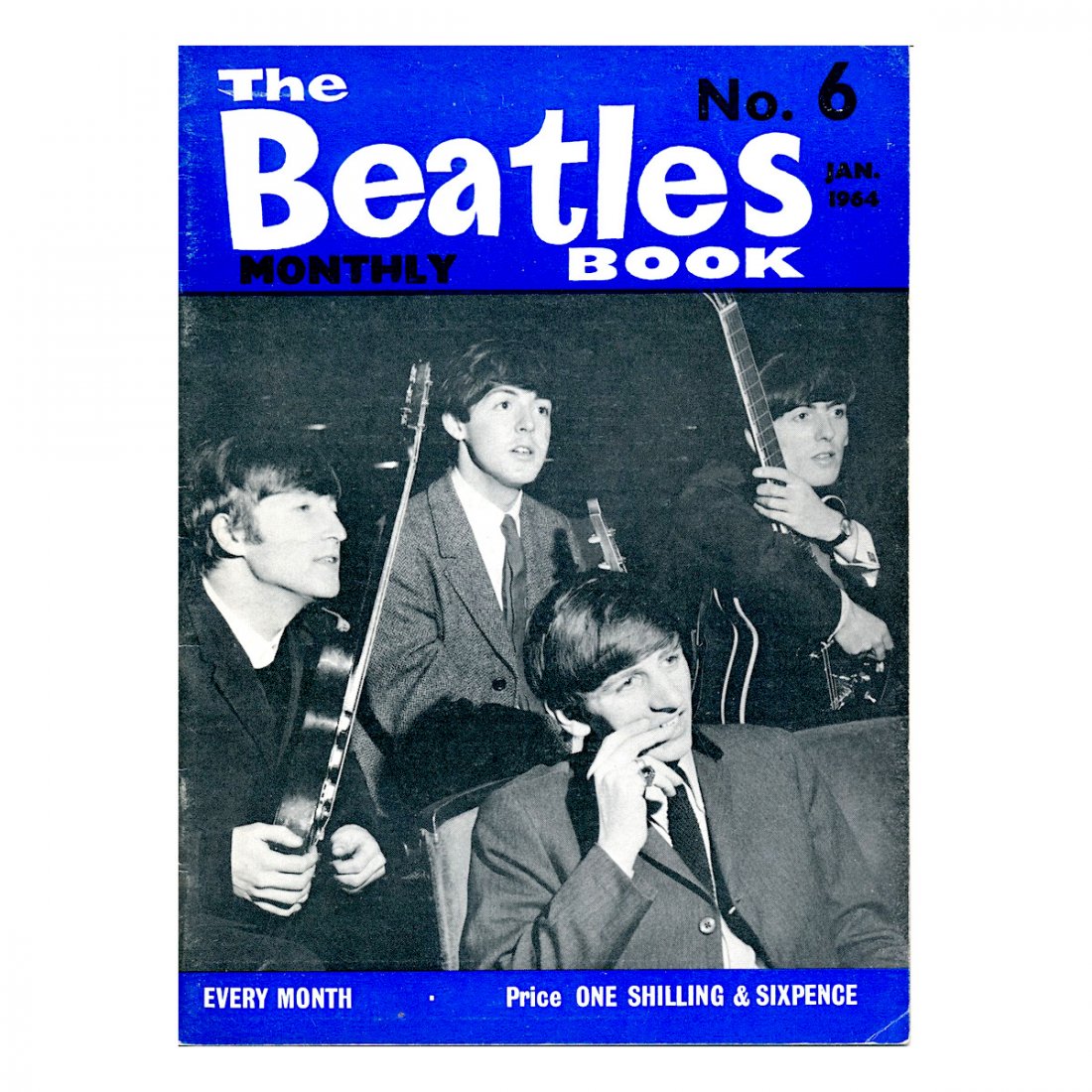 The Beatles - 1964 Beatles Book Monthly No. 6: THE BEATLES (English Rock Band) Original & Vintage 1964 Beatles Book Monthly No. 6. The sixth issue of the most successful and iconic Fan magazine of the 1960s. Includes the fan letters page, unique p