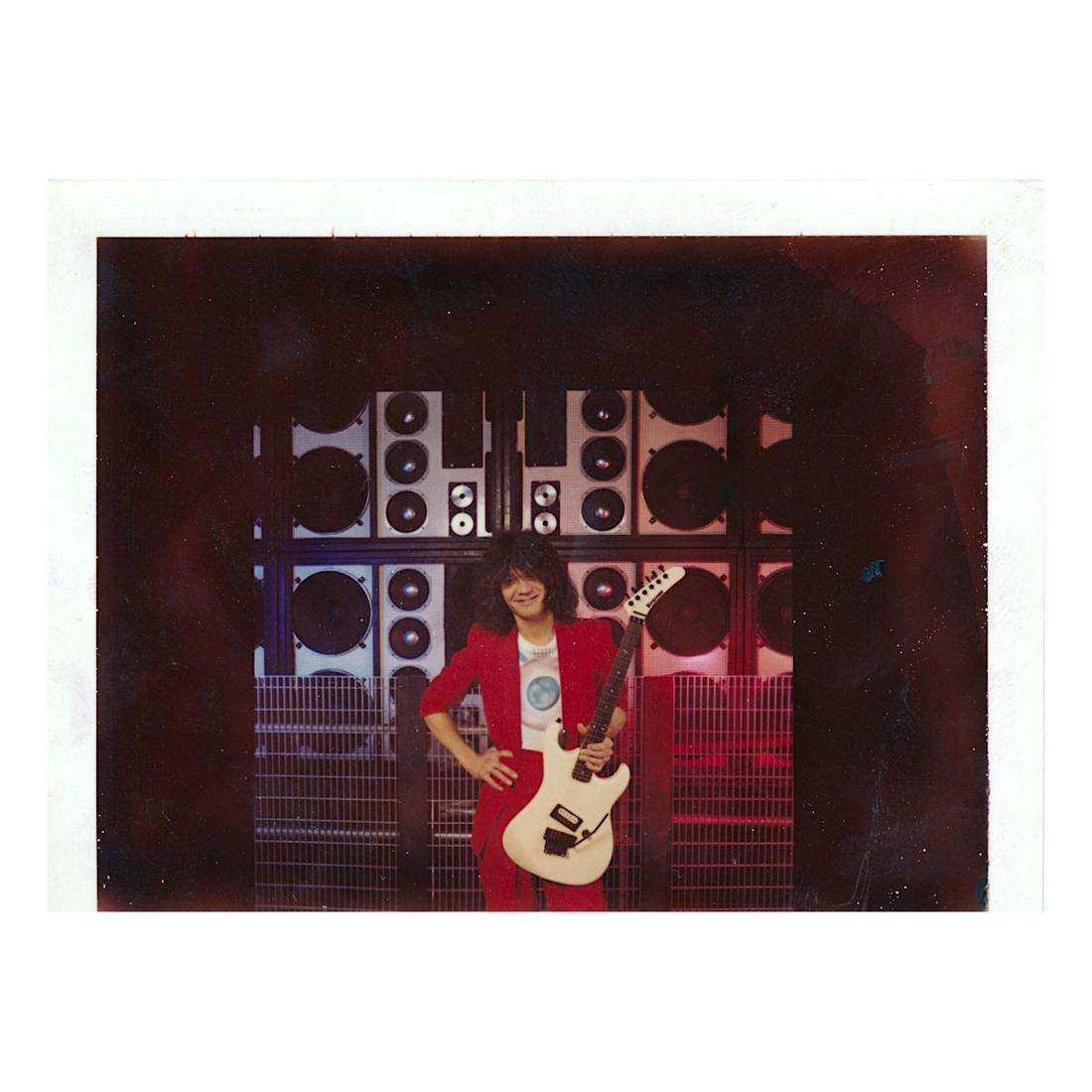 Van Halen - 1982-84 Polaroid Collection: VAN HALEN (American Hard Rock Band) An intriguing lot of 10 original Van Halen polaroid photos taken by the bandmembers between 1982 and 1984. There are eight color photos and two black and white ones