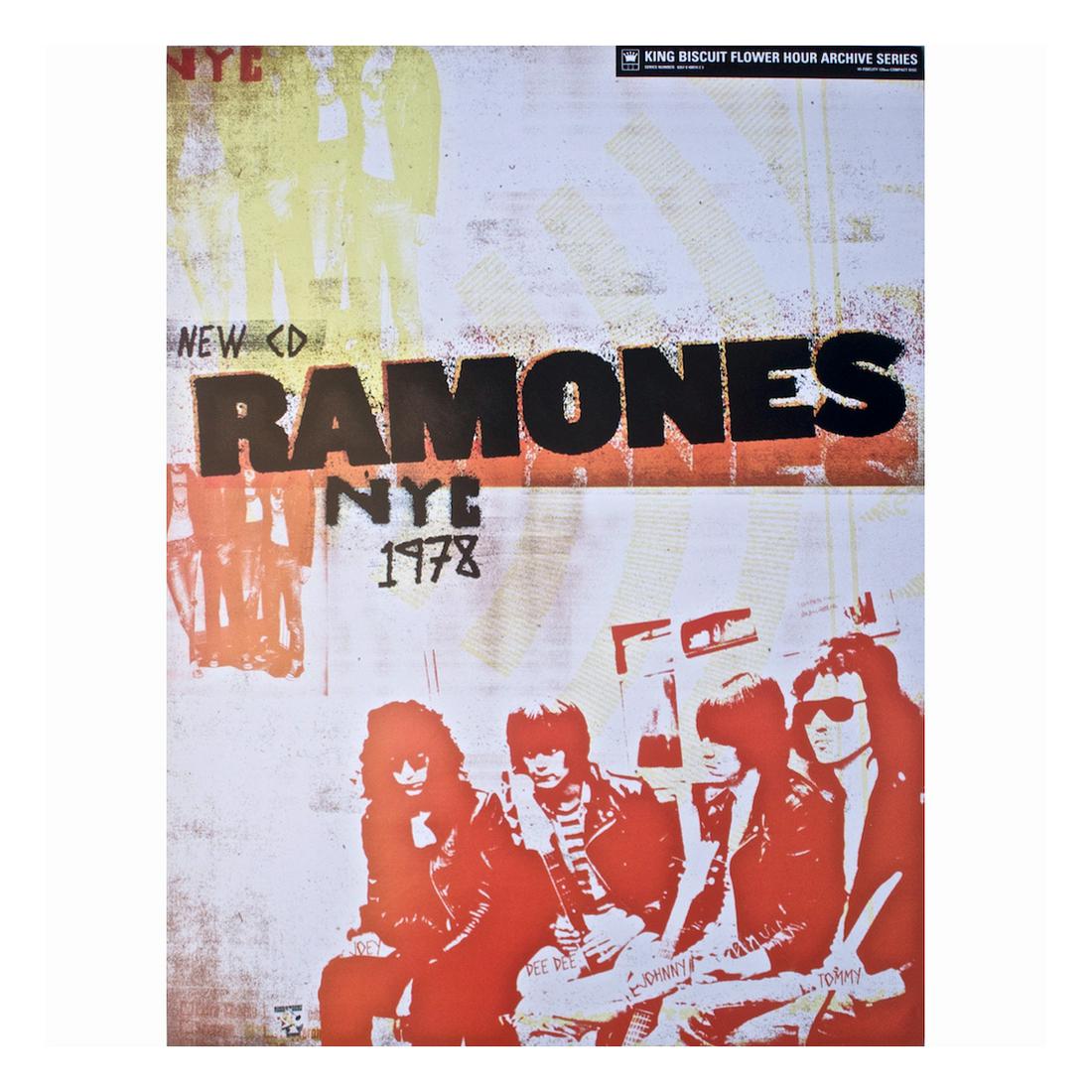 Ramones - 2003 Promotional Poster: THE RAMONES (American Punk Rock Band) Original & Vintage Promotional Poster featuring The Ramones. Venue: Palladium, New York, New York. First Printing. Includes COA. Dimensions: 28 inches by 24 inche