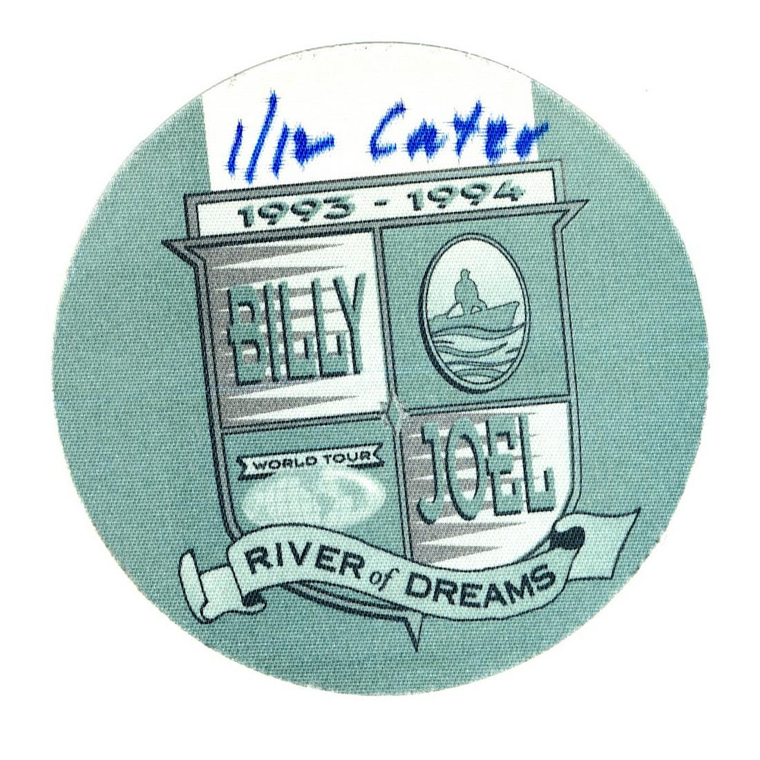 Billy Joel - 1994 Backstage Pass: BILLY JOEL (American Singer-Songwriter and Musician) Authentic 1994 Billy Joel 'River of Dreams Tour' Working Backstage Pass. Venue: Civic Center, Pittsburgh, Pennsylvania. Dated: January 12, 1994. In