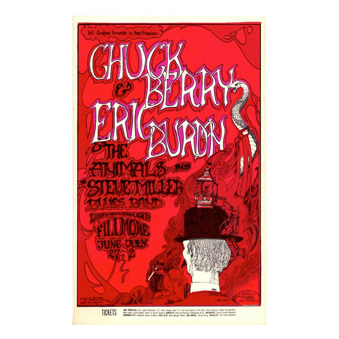 Chuck Berry - 1967 Concert Handbill (1 of 1)