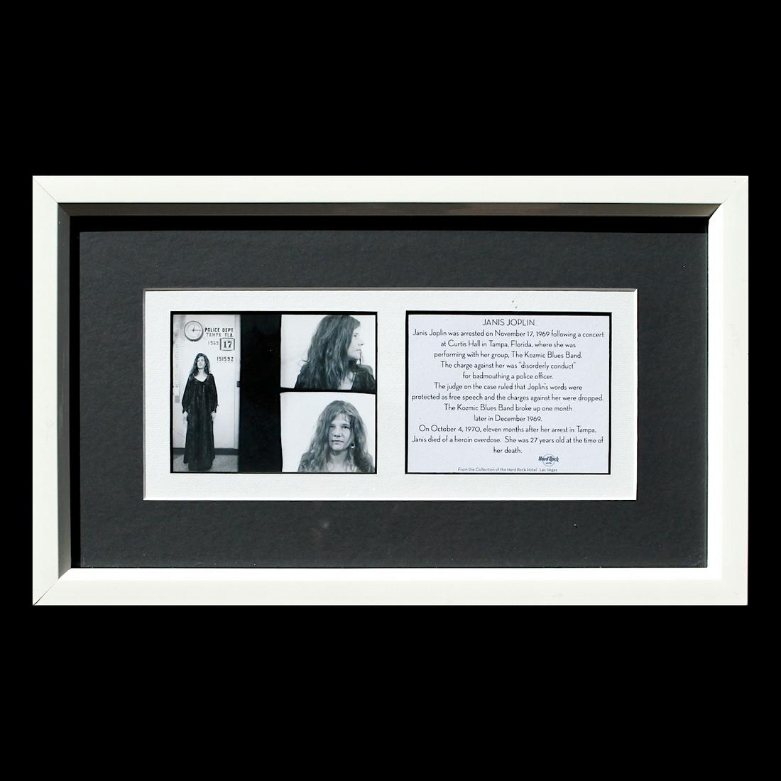 Janis Joplin - 1969 Arrest Photograph from Hard Rock (1 of 1)