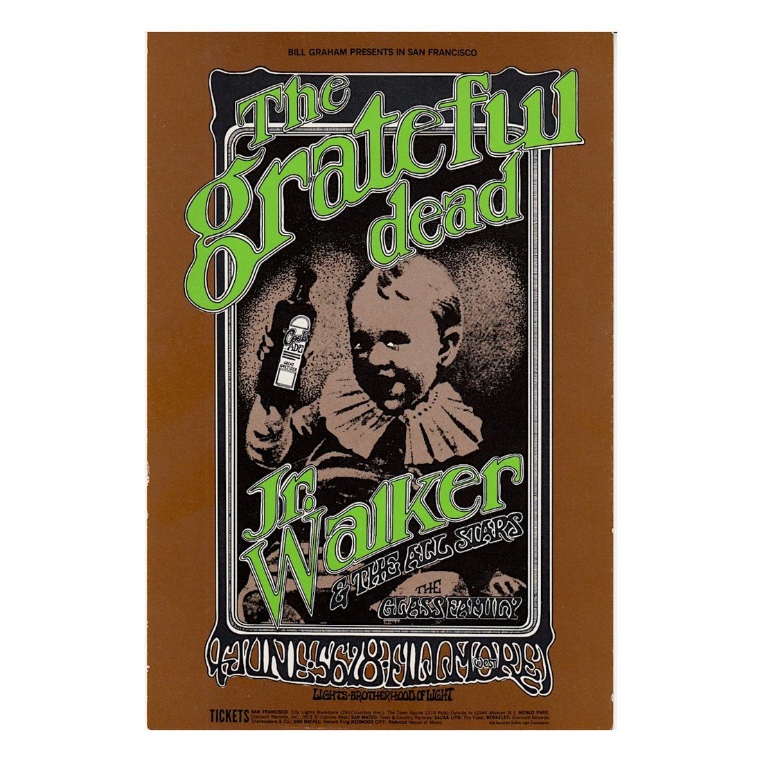 Grateful Dead - Junior Walker - 1969 Concert Handbill (1 of 1)