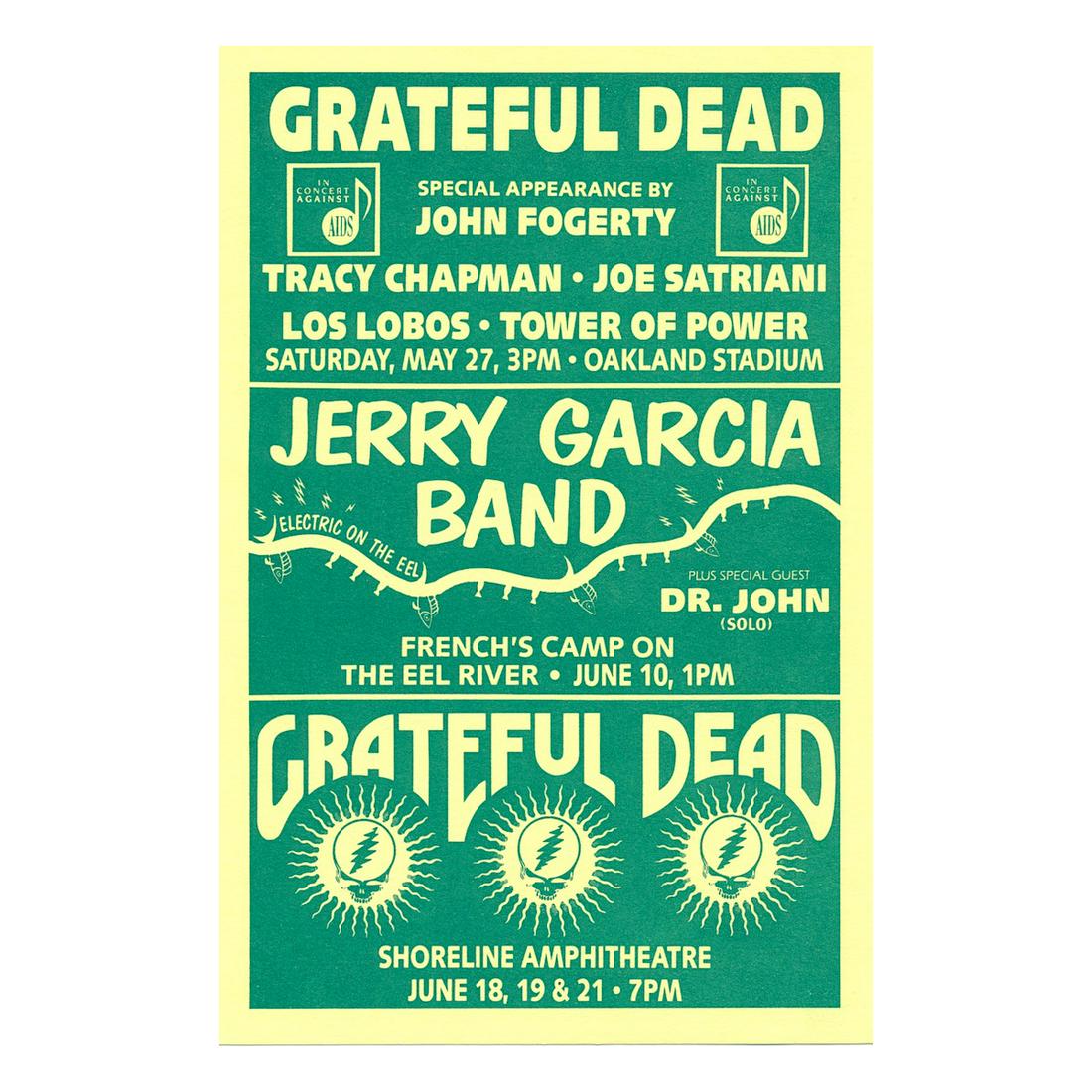Grateful Dead - 1989 Concert Handbill (1 of 1)