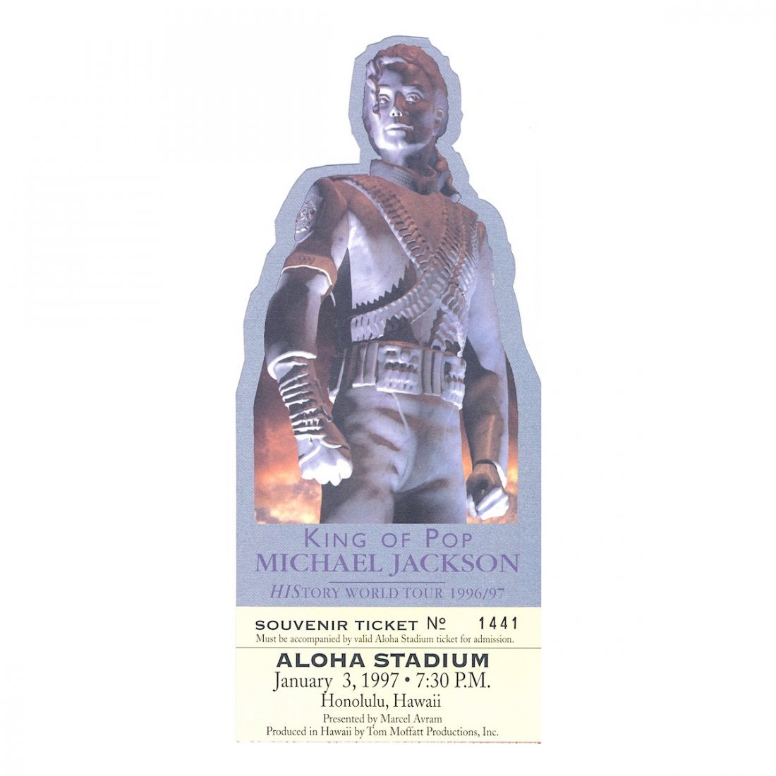 Michael Jackson - 1997 Vintage Concert Ticket (1 of 1)