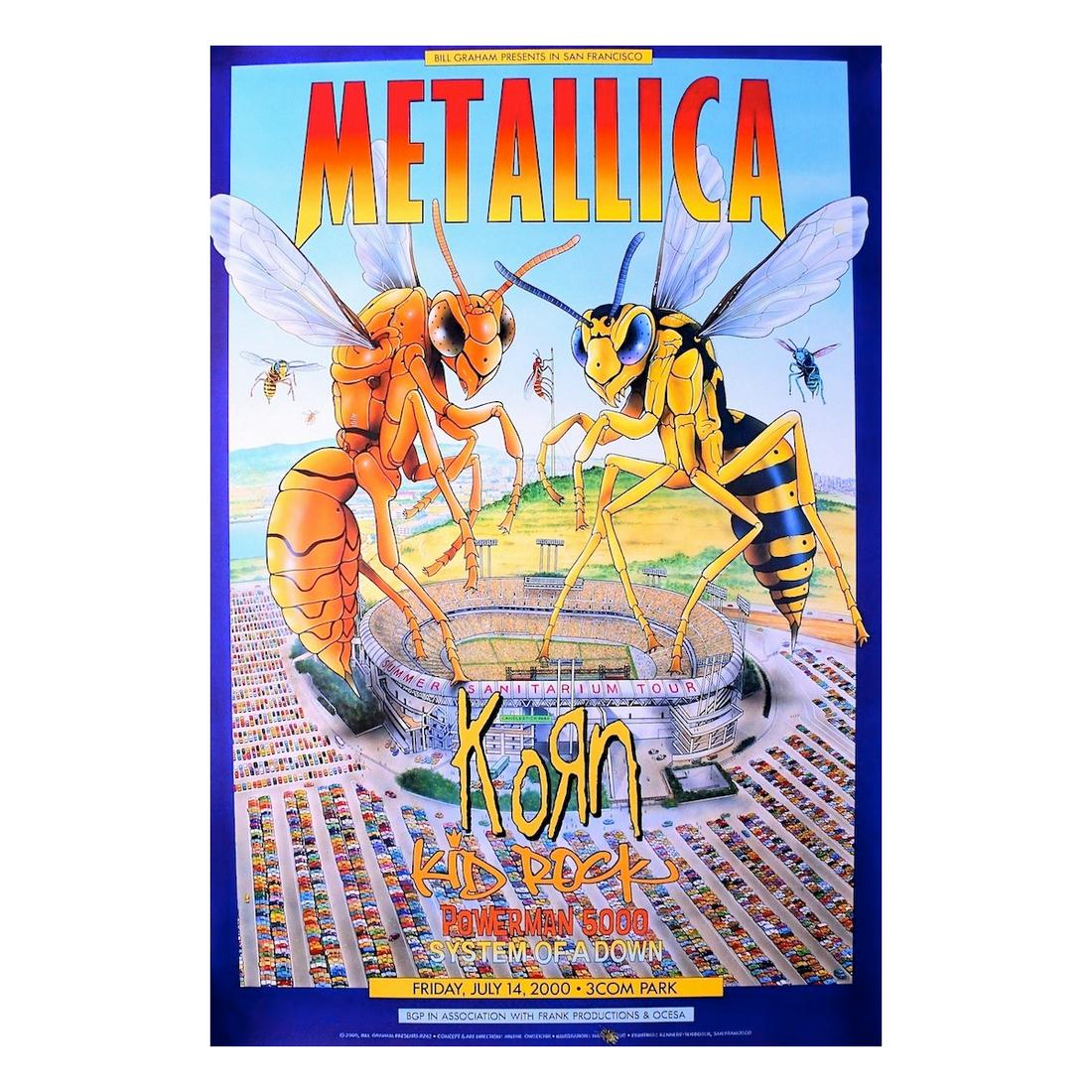 Metallica - Kid Rock - 2000 Concert Poster (1 of 1)