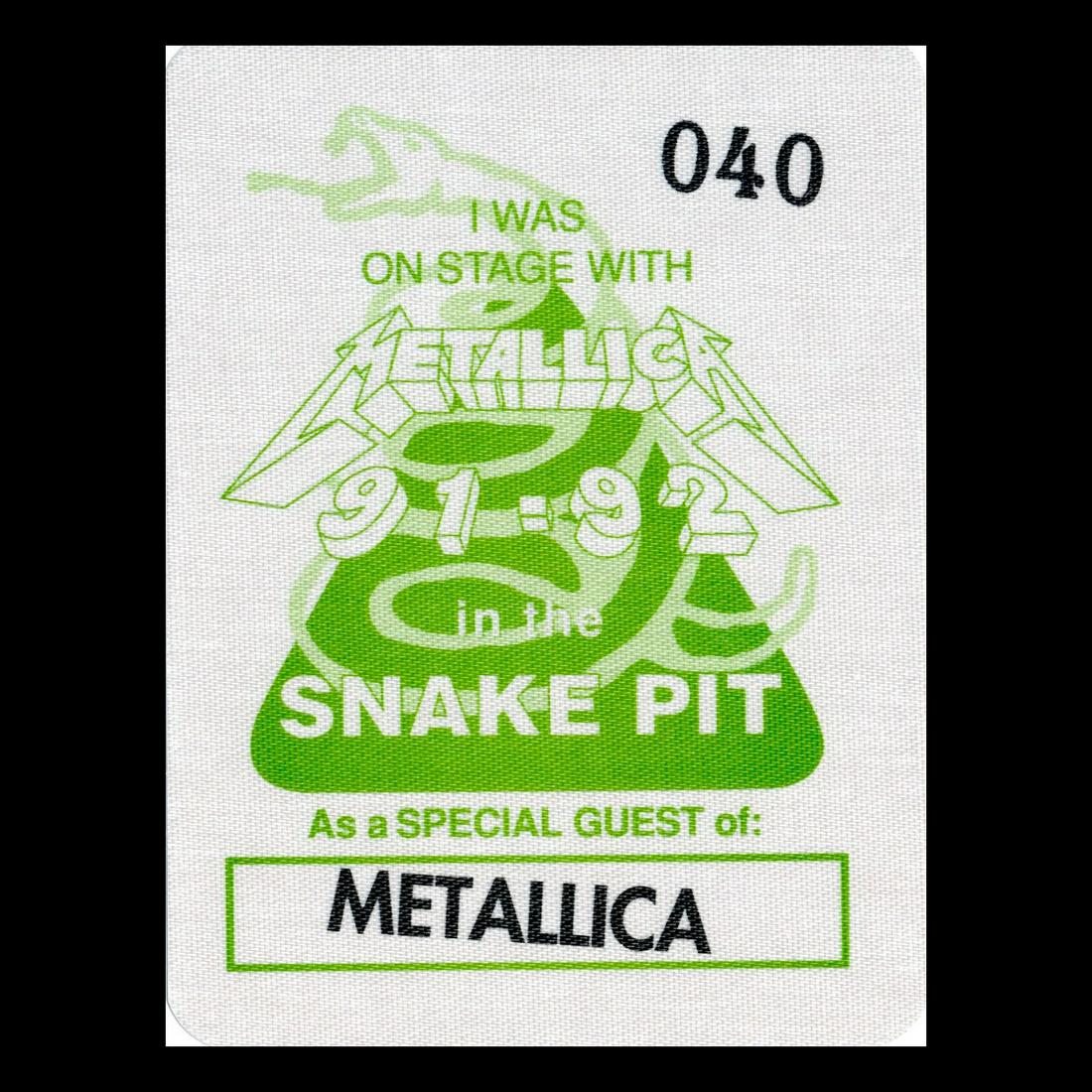 Metallica - 1991 Backstage Pass (1 of 1)