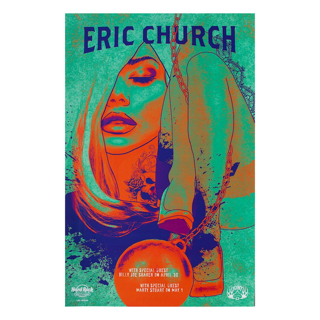 Eric Church - 2016 HRH Concert Poster (1 of 1)