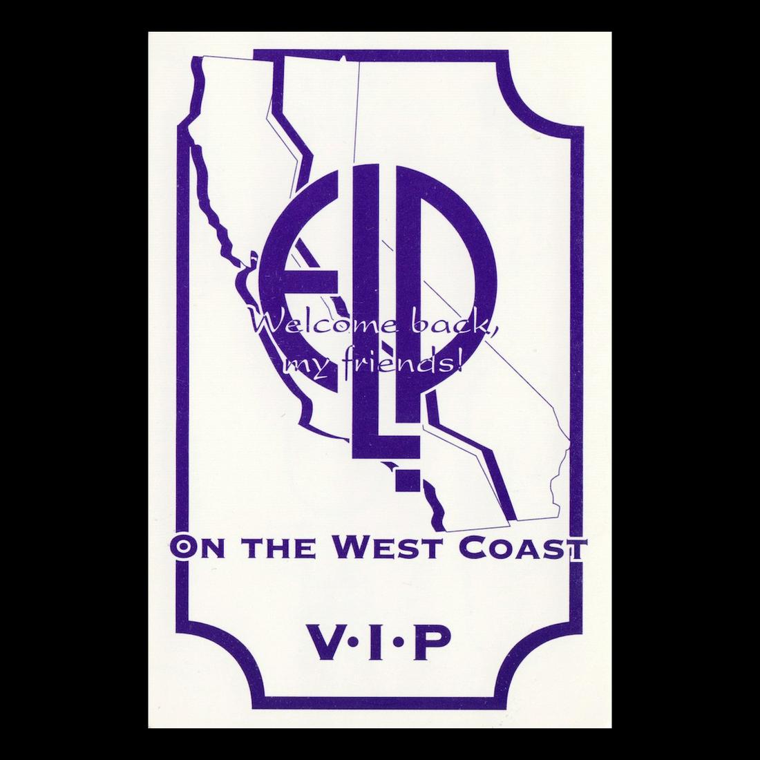 Emerson, Lake & Palmer - 1997 Backstage Pass (1 of 1)