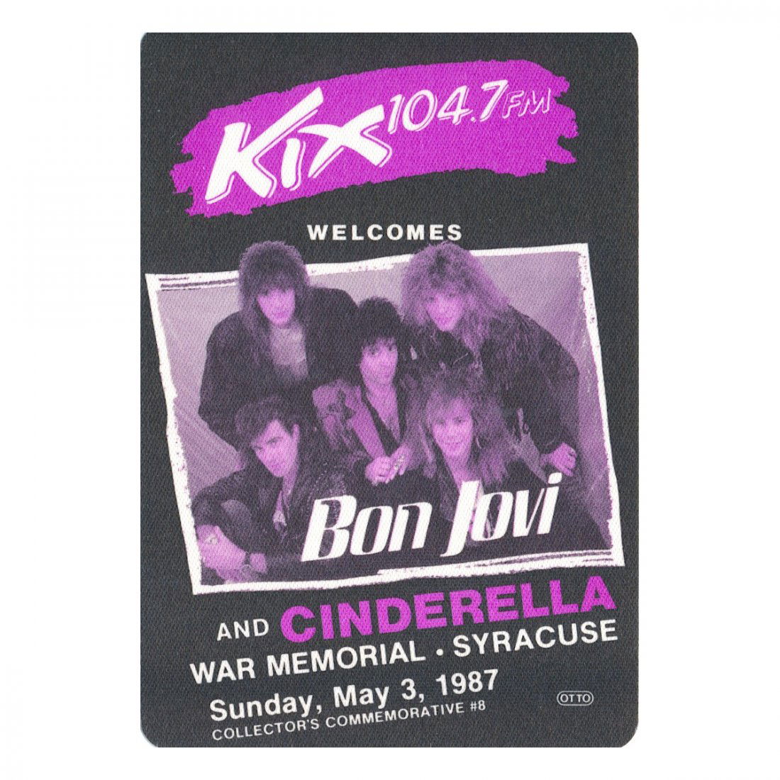 Bon Jovi - 1987 Backstage Pass (1 of 1)