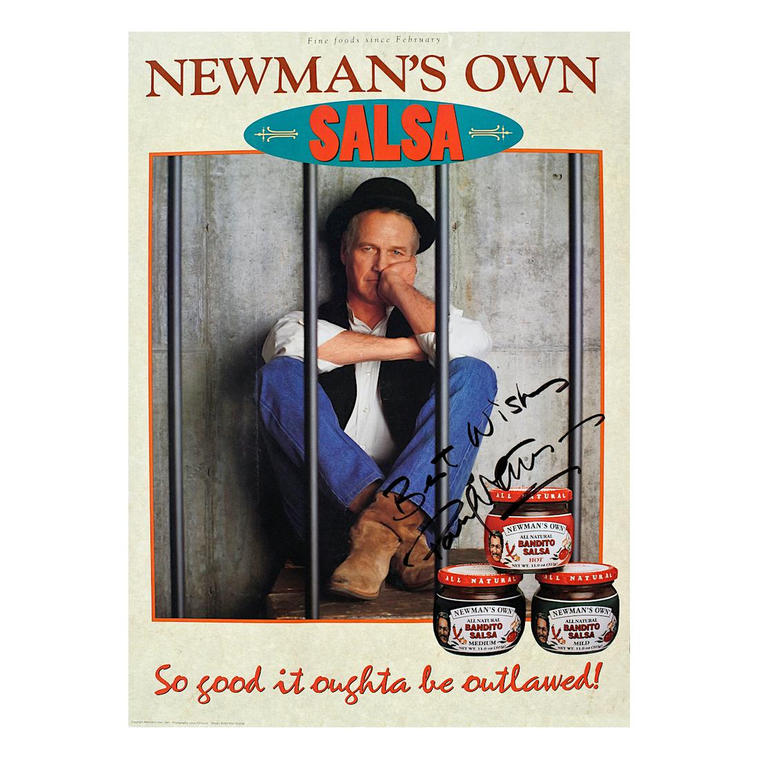Paul Newman - Autographed Poster (1 of 1)