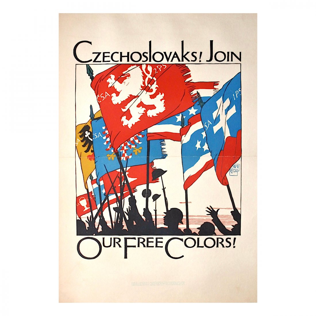 Czech - World War I - Recruitment Poster (1 of 1)
