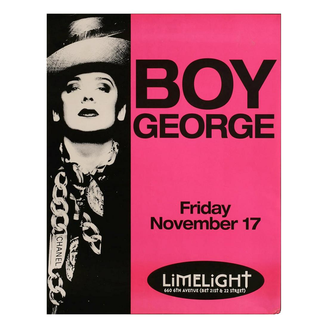 Boy George - 1989 Concert Tour Poster (1 of 1)
