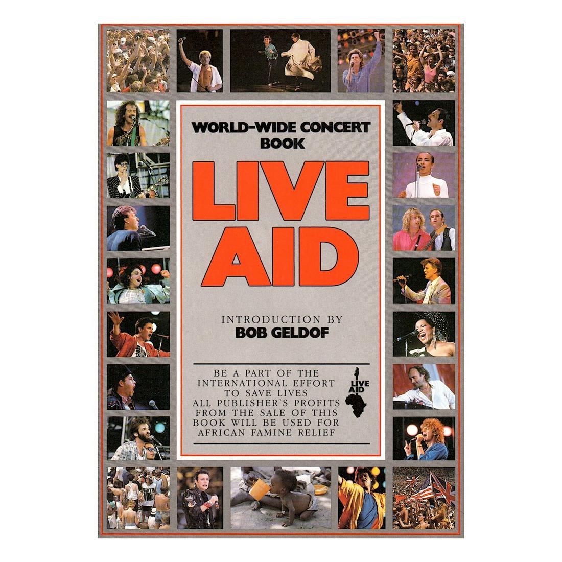 Live Aid Music Festival - 1985 Concert Program (1 of 1)